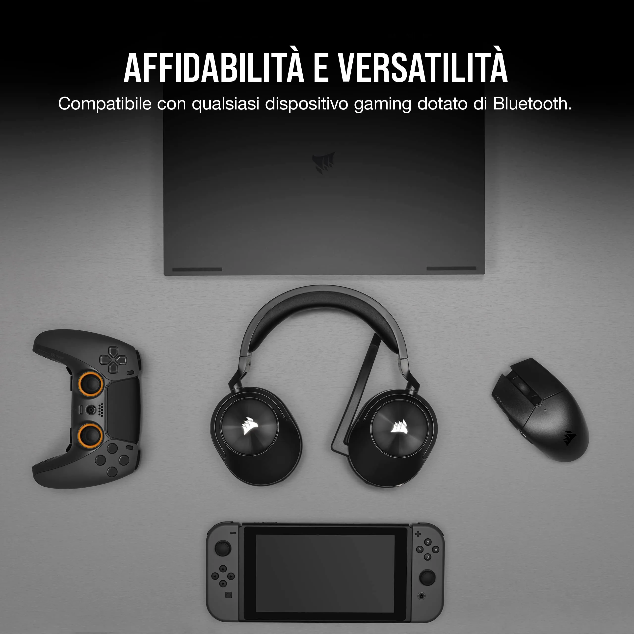 Corsair HS55 Wireless Core Cuffie da Gioco - Carbonio - immagine 7
