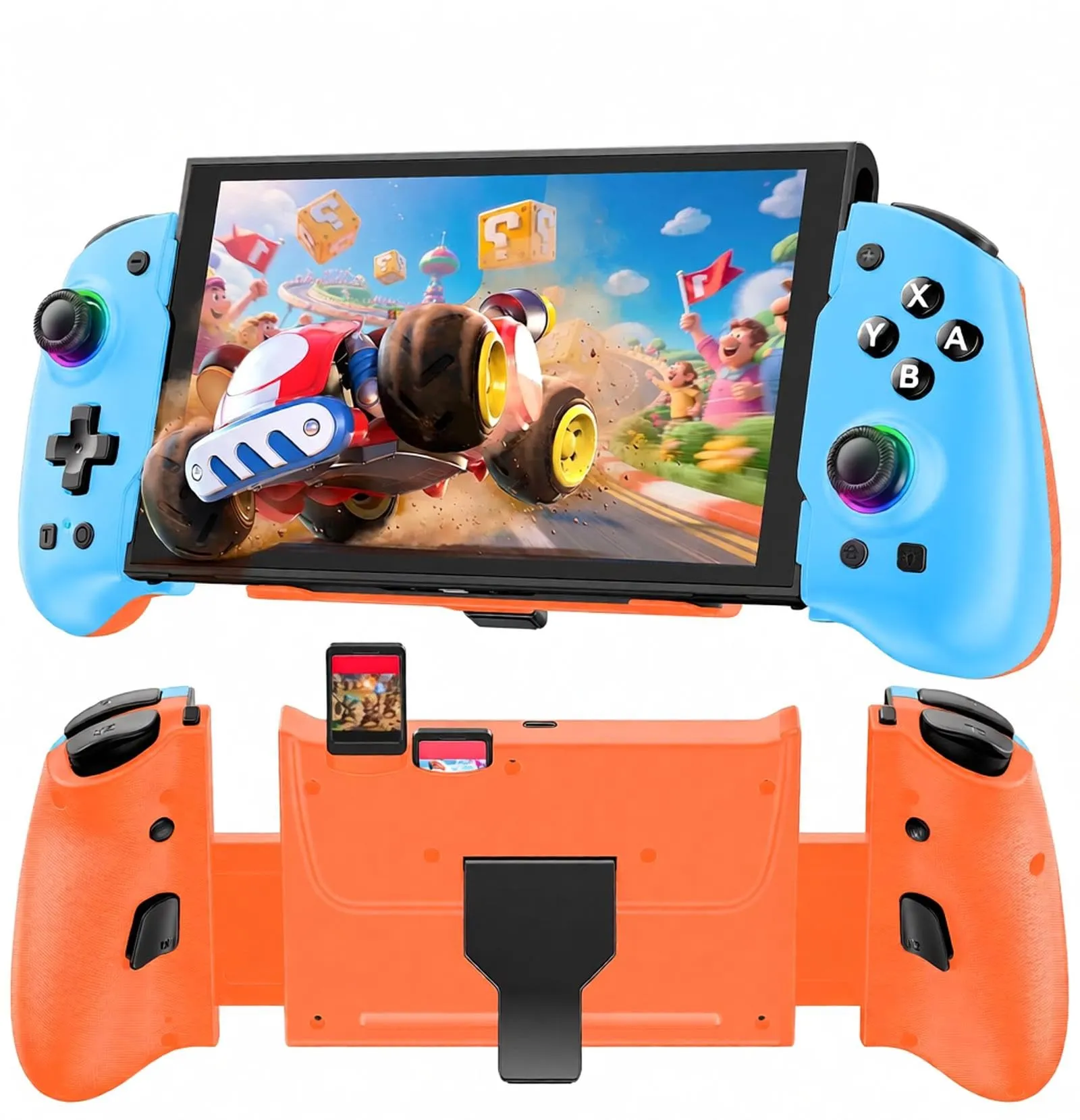 OIVO Controller per Nintendo Switch 2, Switch, OLED con TMR Joystick, Design Telescopico, Luci RGB, Turbo, Vibrazione e Macro Programmabile - immagine 1