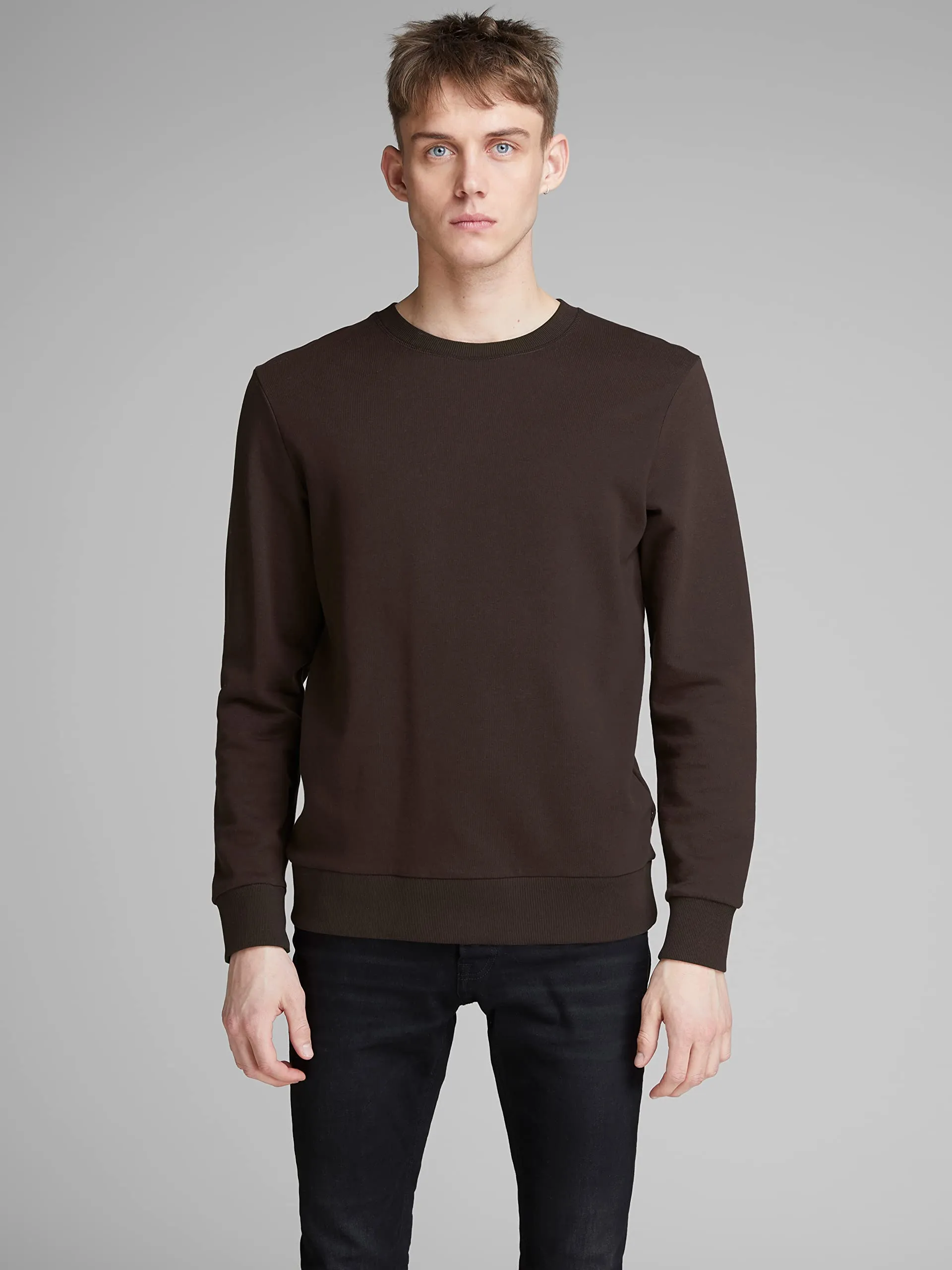 Jack & Jones Jjeholmen Noos 12136886 Felpa da uomo con girocollo, S - immagine 3