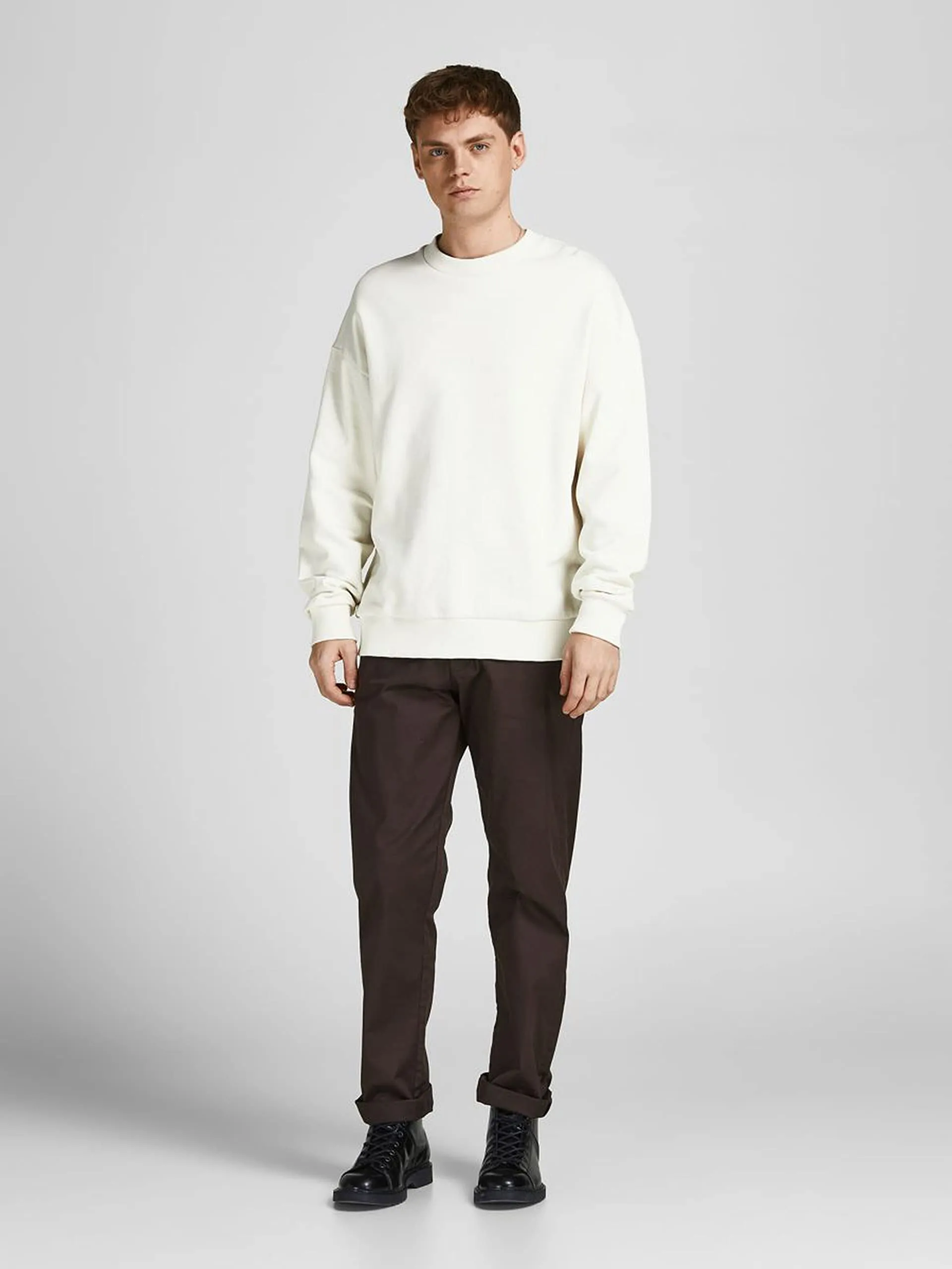 Jack & Jones Jjeholmen Noos 12136886 Felpa da uomo con girocollo, S - immagine 3