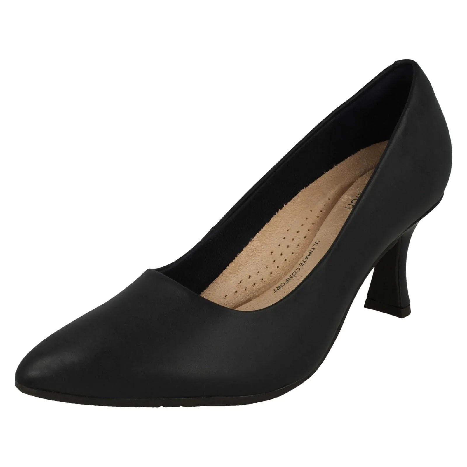Clarks Kataleyna Gem Women's Navy Leather, 4.5 - immagine 1