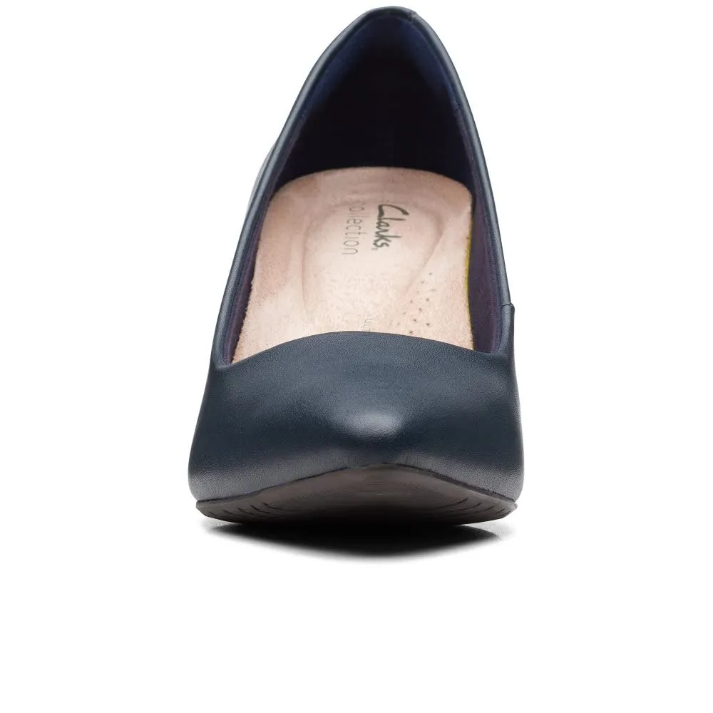 Clarks Kataleyna Gem Women's Navy Leather, 7 - immagine 2