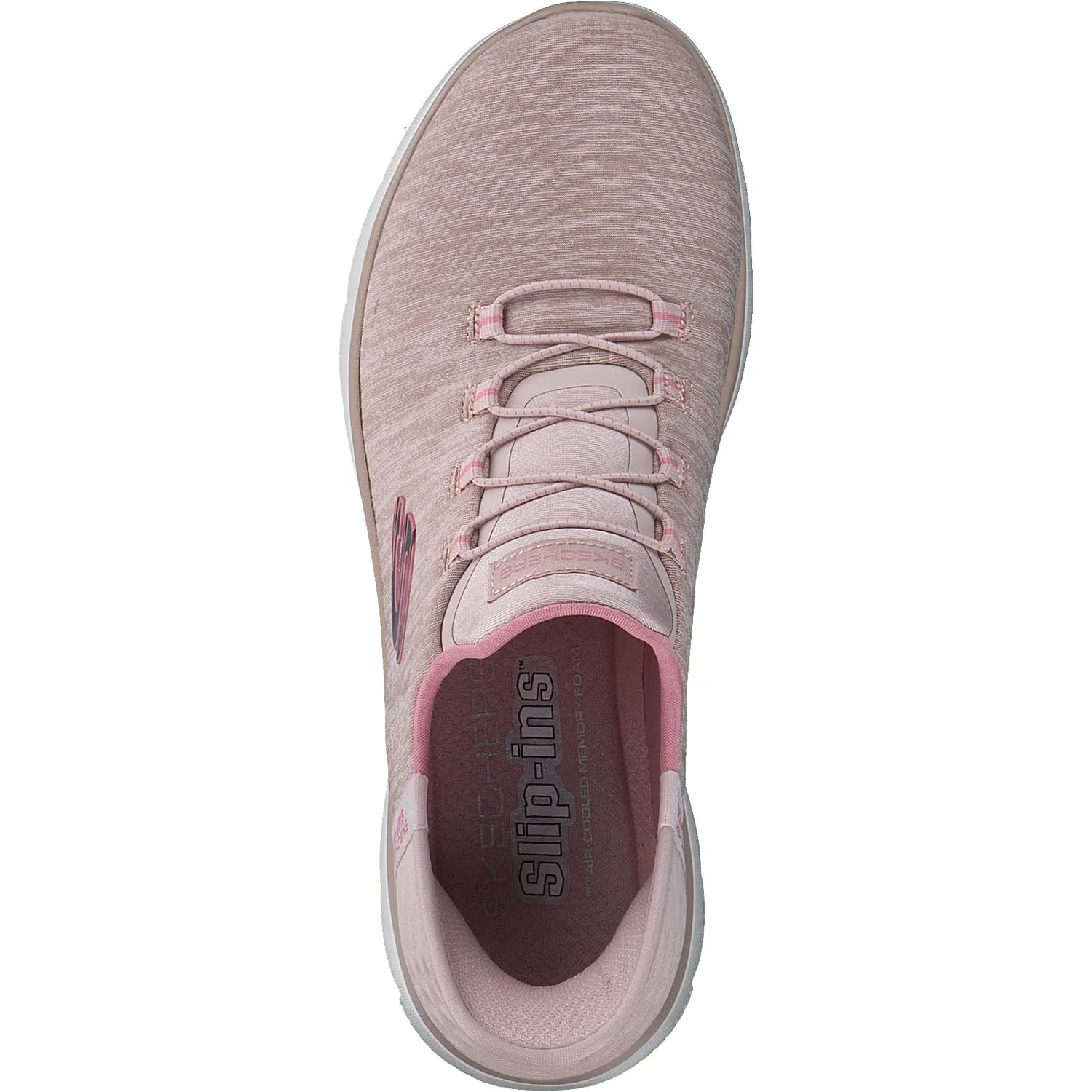 Skechers Donna Summits Dazzling Haze Scarpe da Allenamento, Rose Mesh/Pink Trim, 36.5 EU - immagine 2