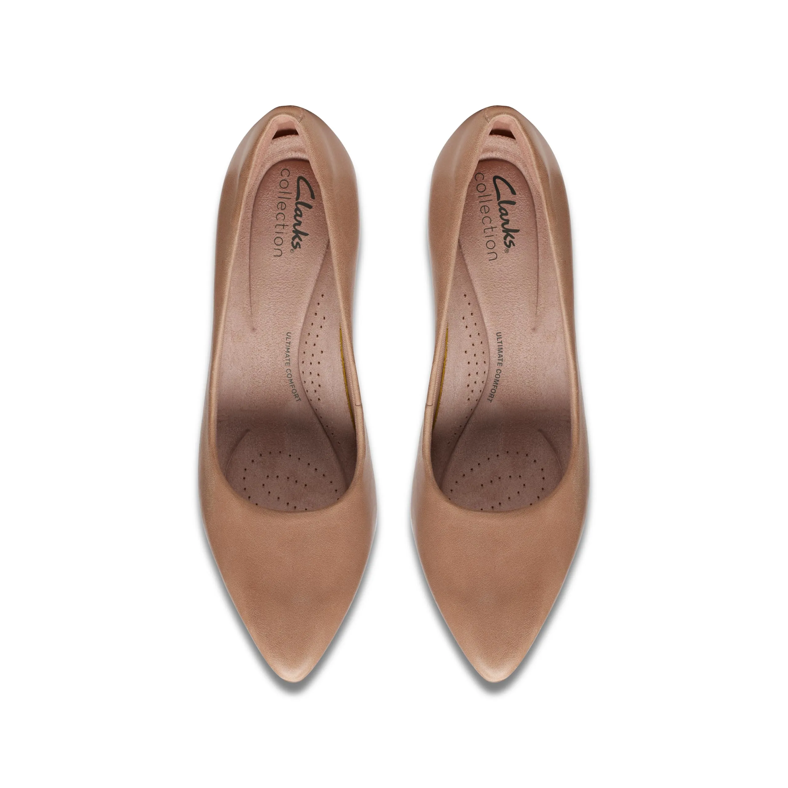 Clarks Kataleyna Gem Pump Donna, Calda Pelle Beige, 37 EU - immagine 8