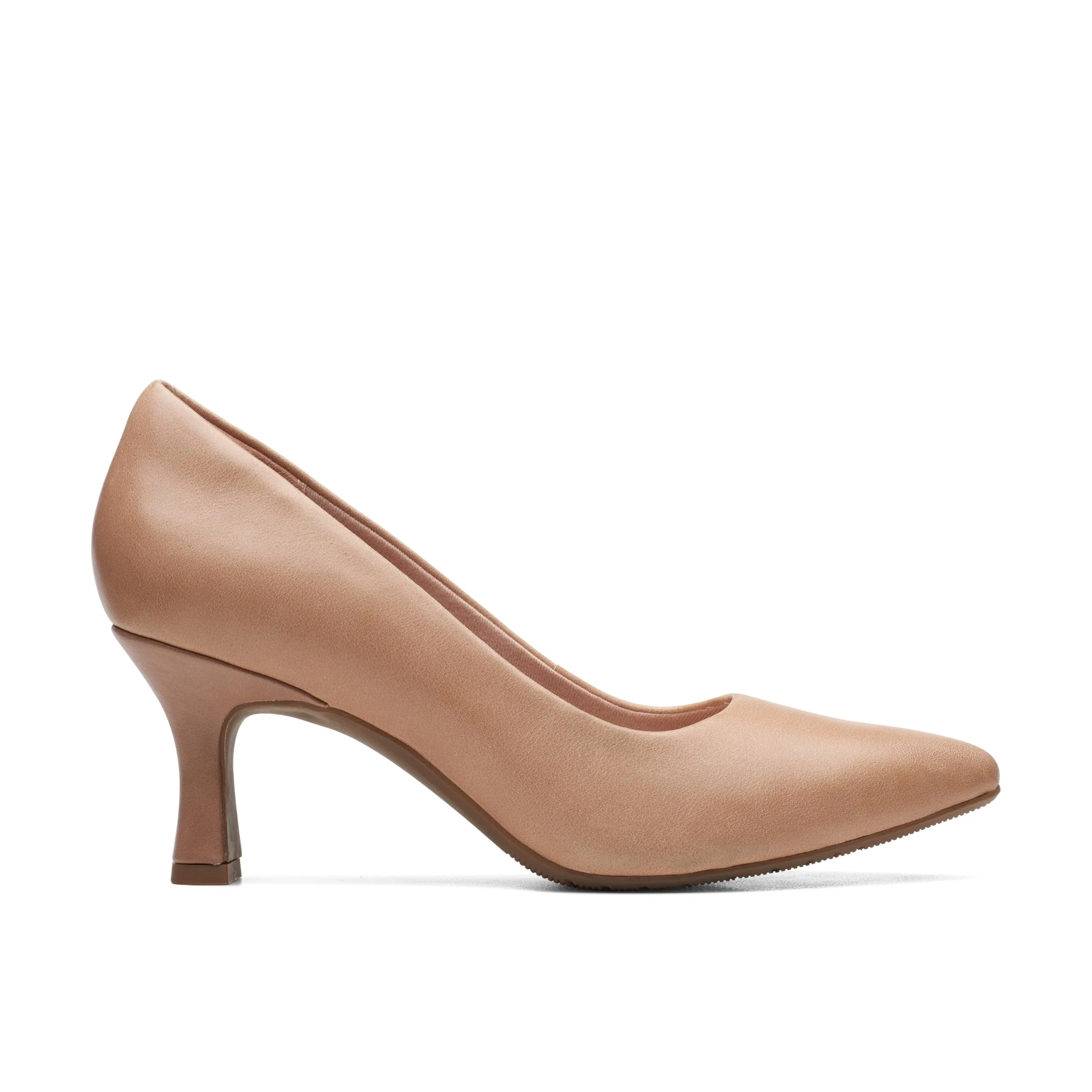 Clarks Kataleyna Gem Pump Donna - Pelle Beige Caldo - immagine 3
