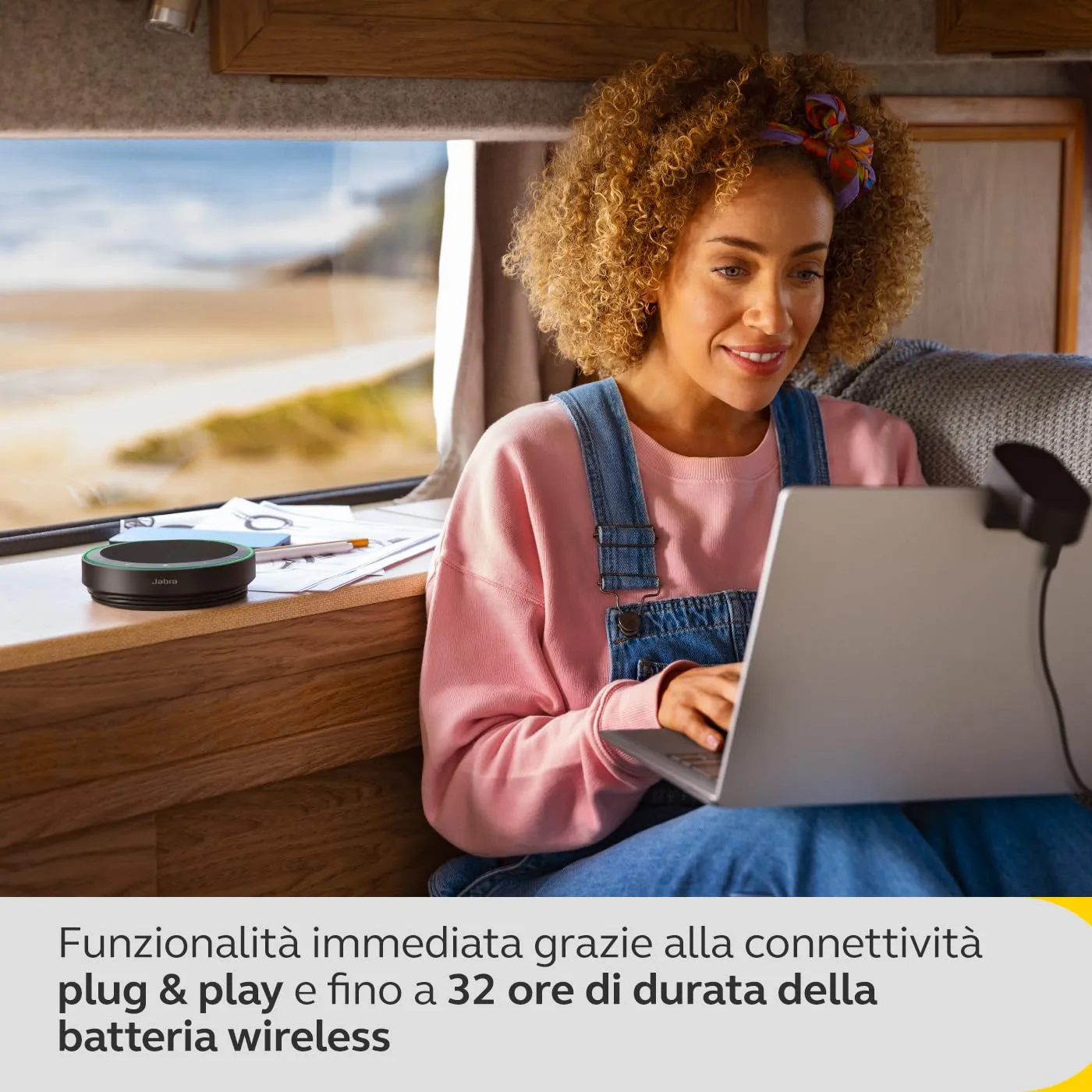 Jabra Speak2 75 Speaker Bluetooth, Grigio Scuro - immagine 9