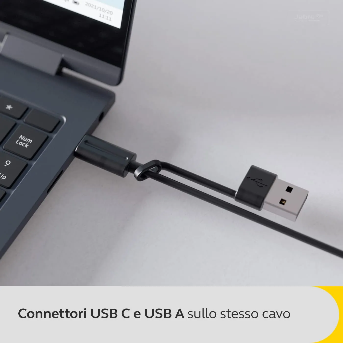 Jabra Speak2 40 Vivavoce Portatile USB-A USB-C, Grigio - immagine 10