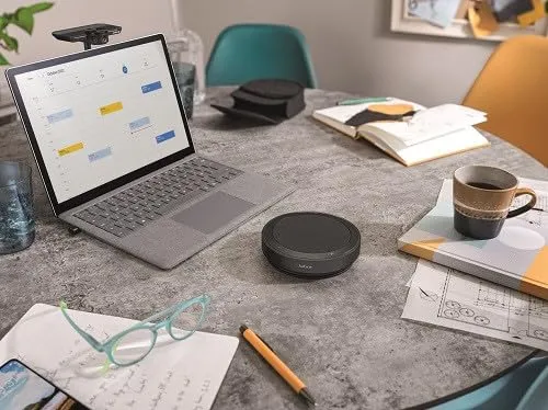Jabra Speak2 75 Speaker Bluetooth, Ottimizzato per Microsoft Teams, Grigio Scuro - immagine 2