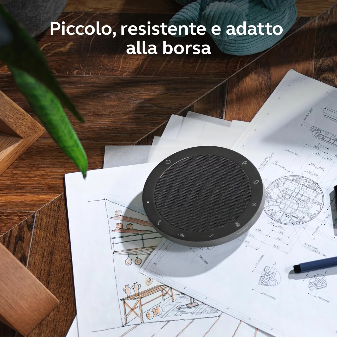 Jabra Speak 2 55 Speaker Bluetooth Wireless, Grigio - immagine 7