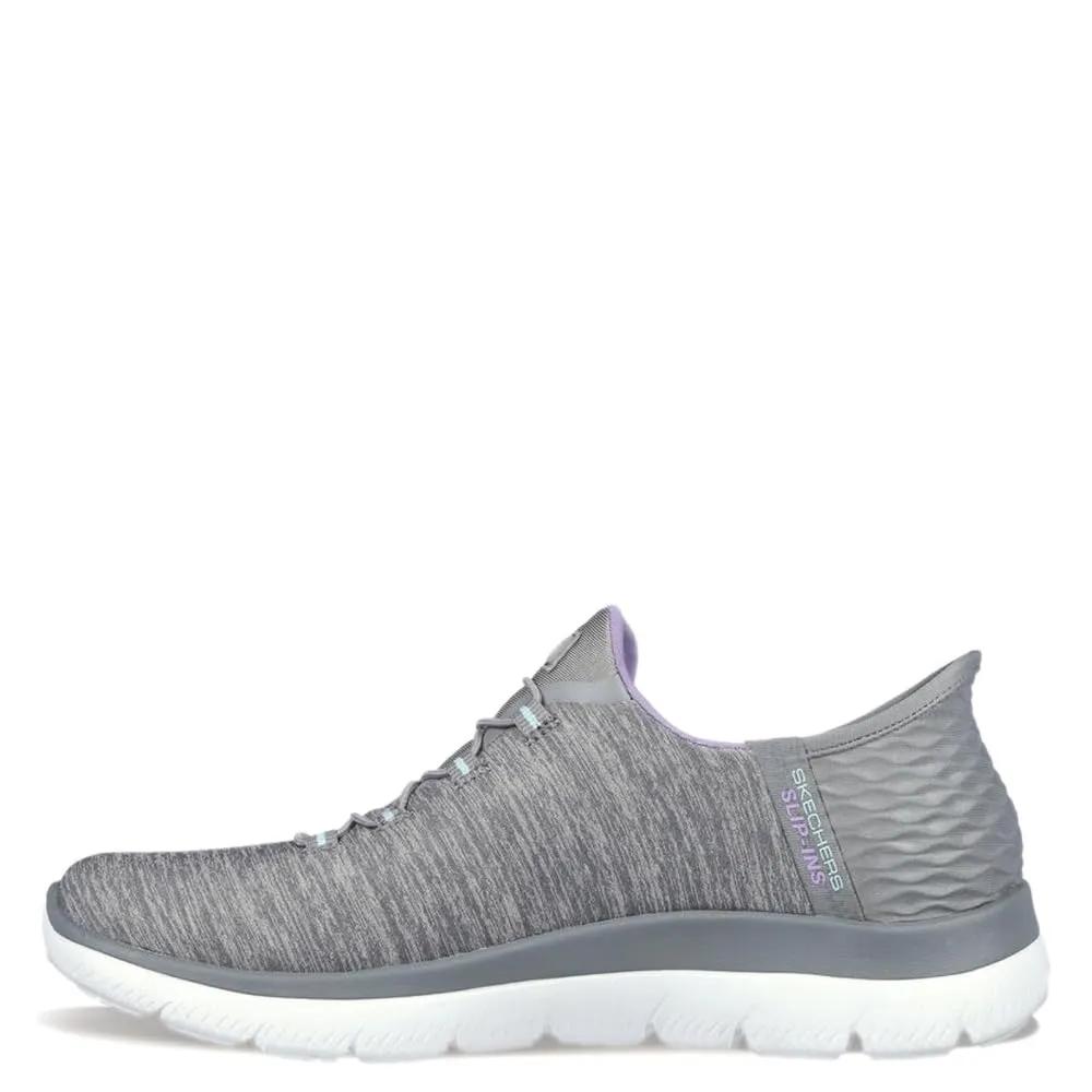 Skechers Summits Dazzling Haze Sneaker da Donna, Grigio Menta, 10.5 Wide - immagine 4