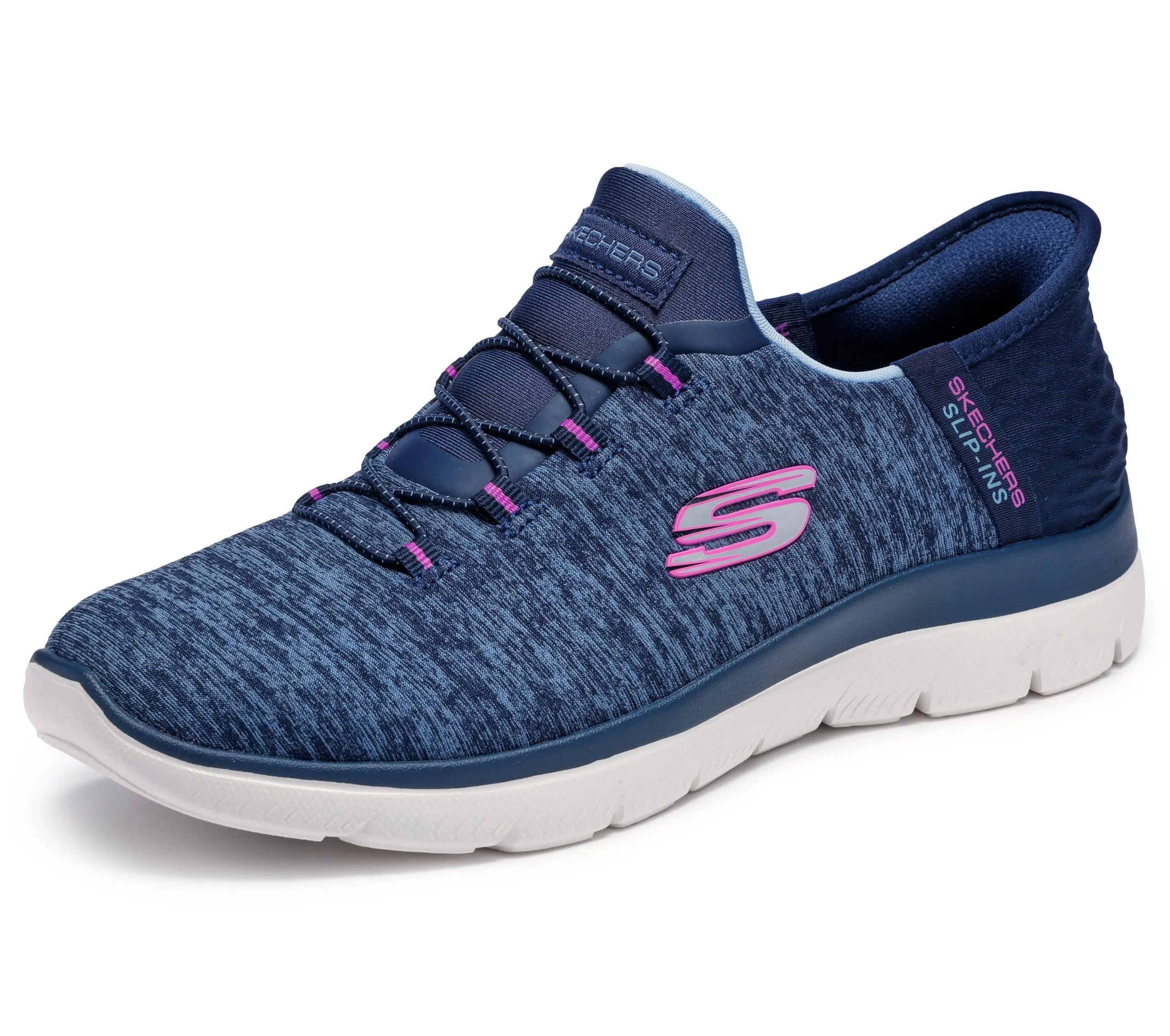 Skechers Summits Dazzling Haze Slip-In Women's Sneakers, Navy, 39 EU Wide - immagine 3