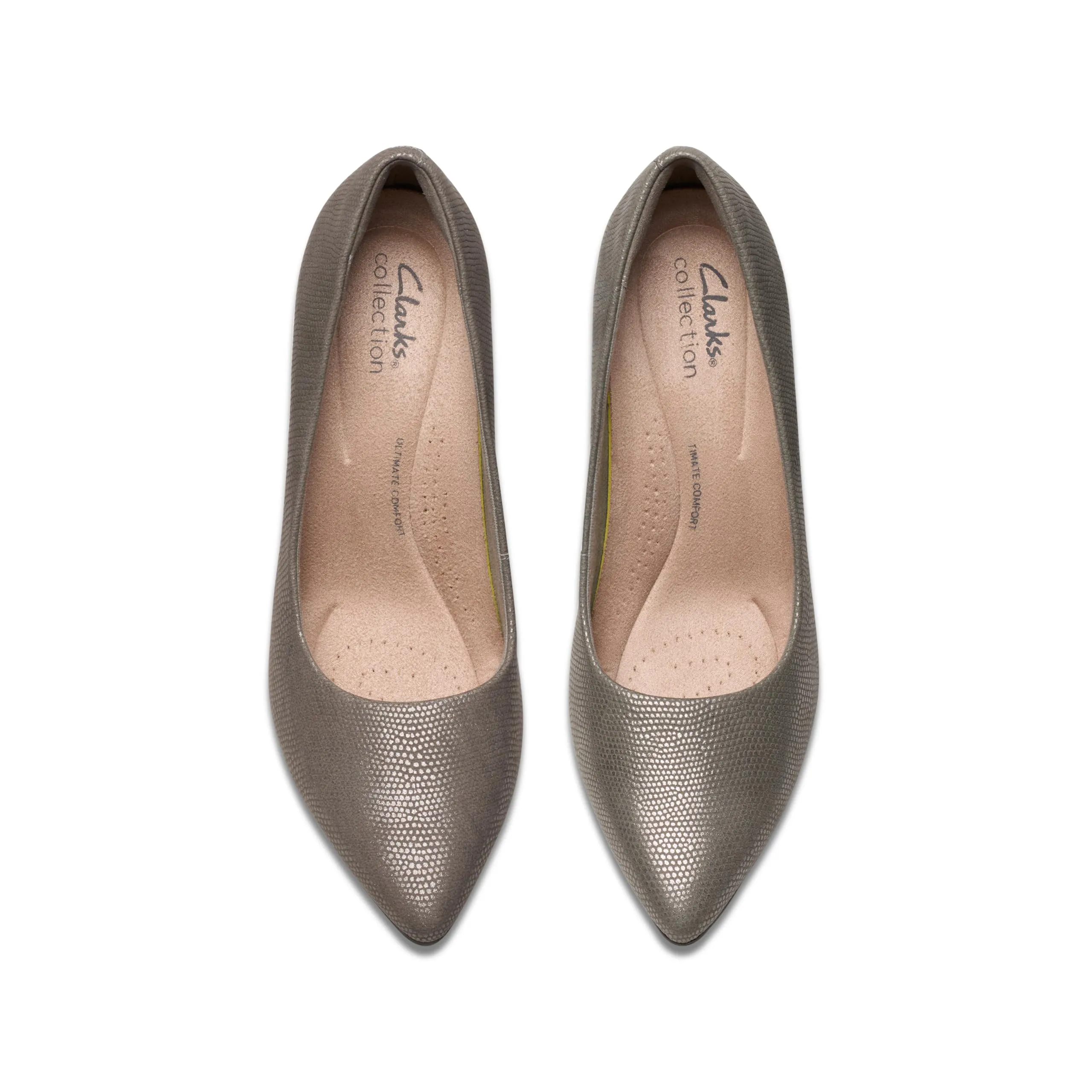 Clarks Kataleyna Gem Women's Pumps, Argento Metallizzato - immagine 7