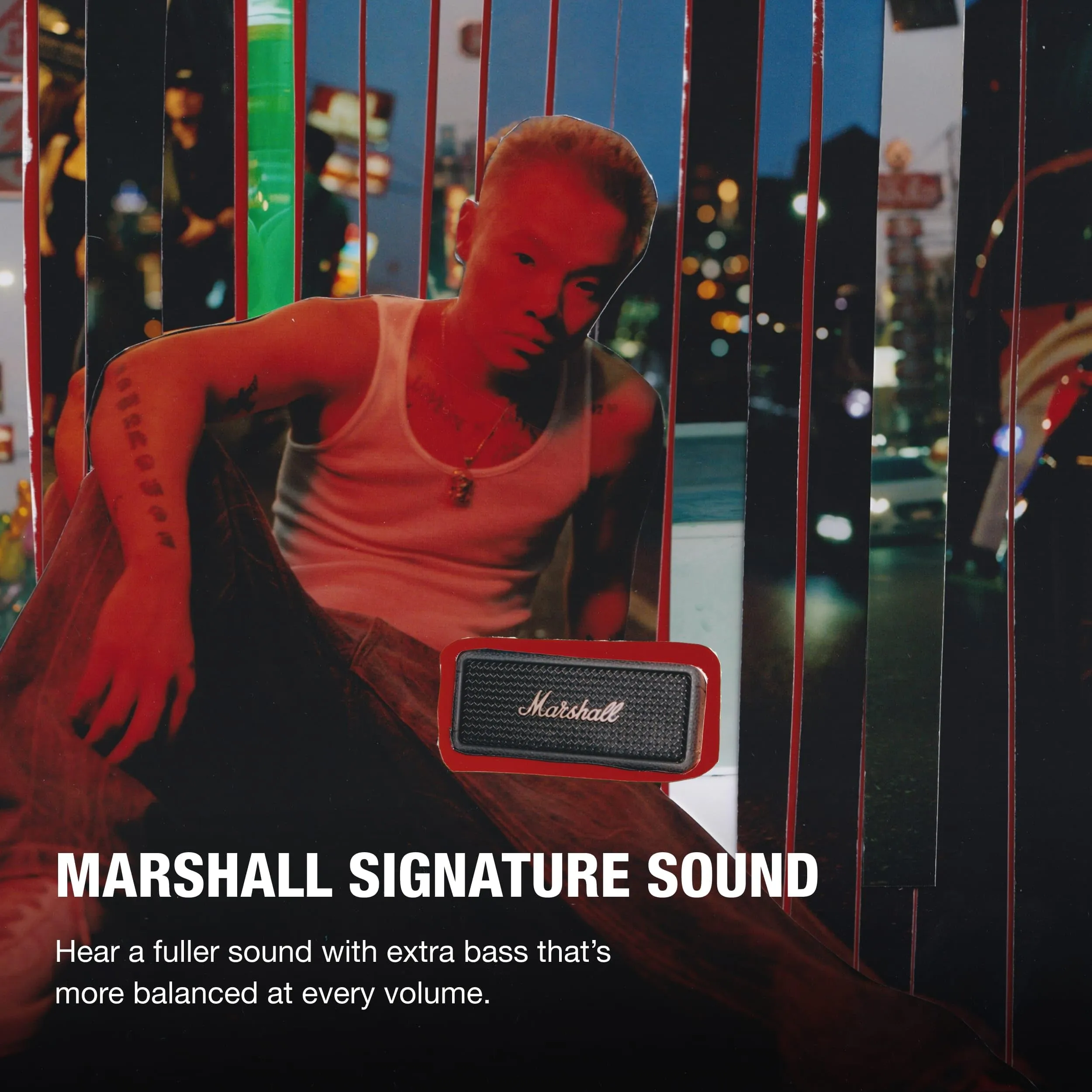 Marshall Emberton III Altoparlanti Bluetooth portatili Wireless IP67 Nero e Ottone - immagine 2
