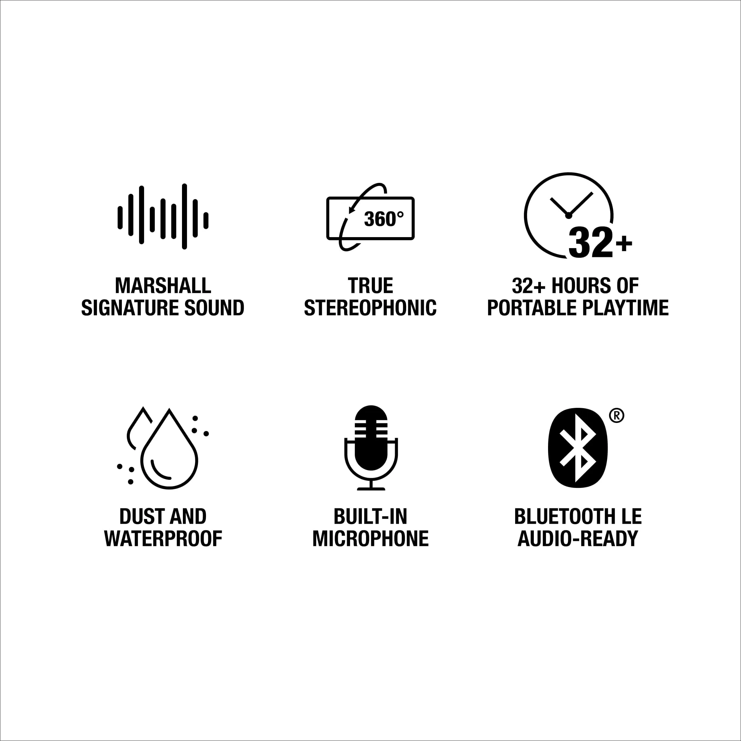 Marshall Emberton III Altoparlanti Bluetooth portatili Wireless IP67 Nero e Ottone - immagine 12