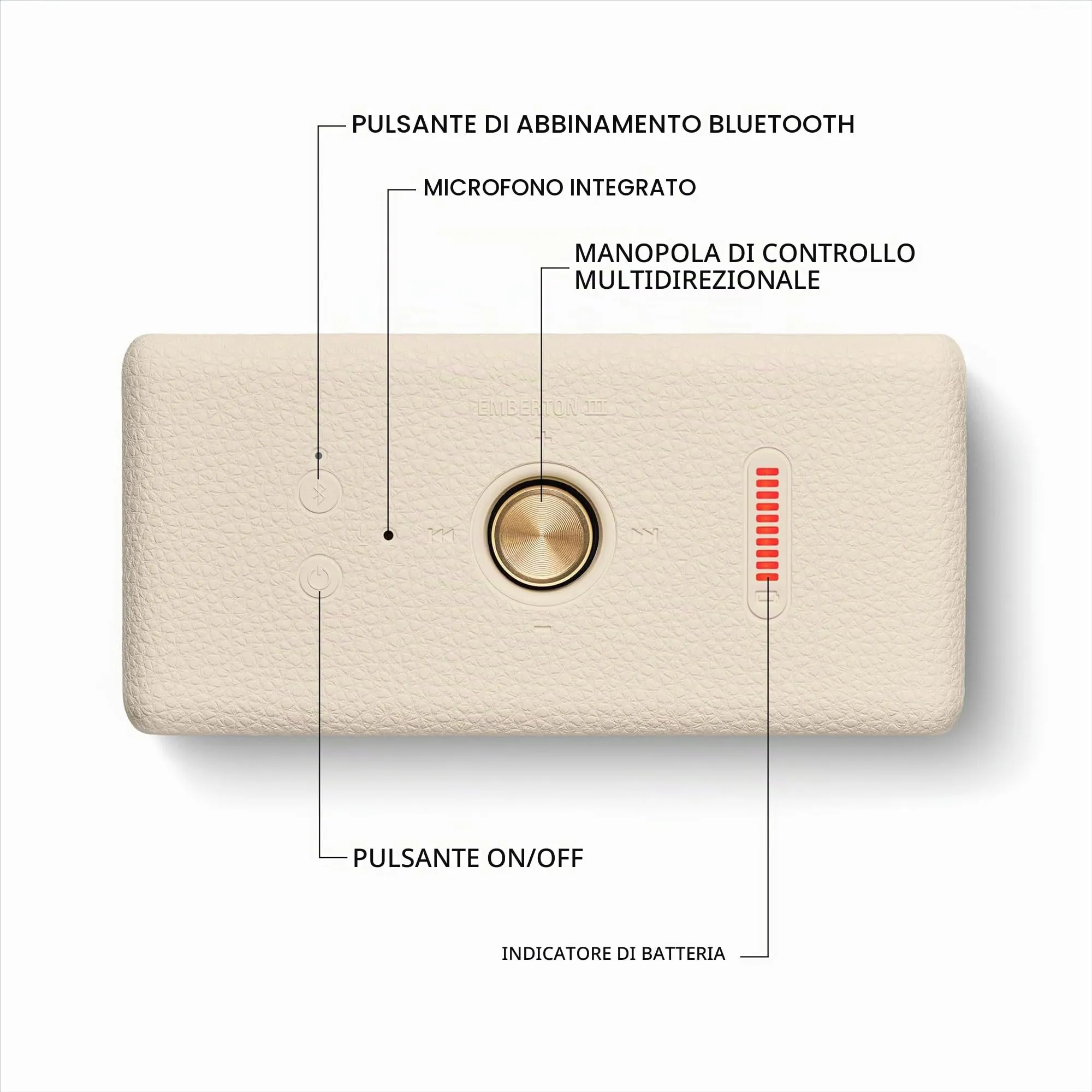 Marshall Emberton III Altoparlanti Bluetooth portatili Wireless IP67 - immagine 6
