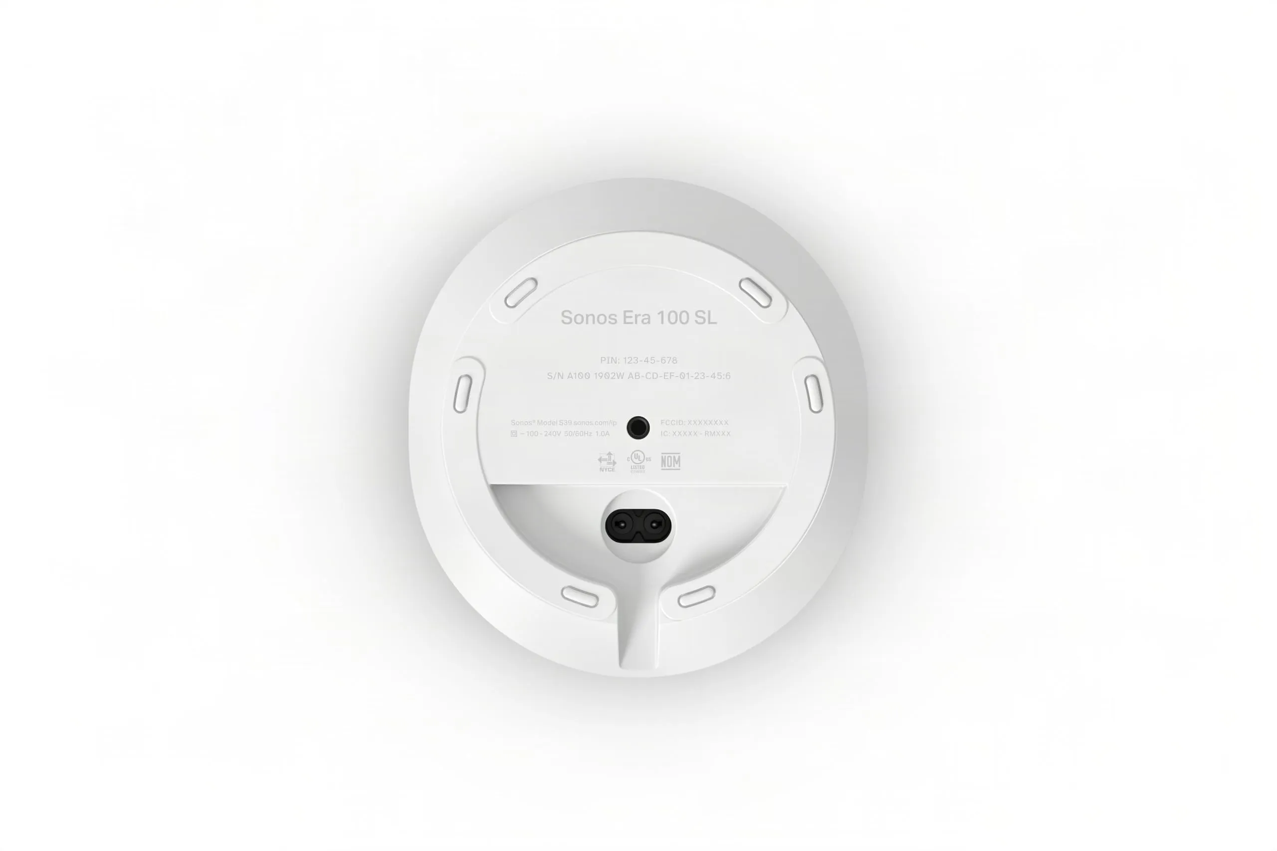 Sonos Era 100 SL Bluetooth Wi-Fi Speaker (Blanco) - immagine 7