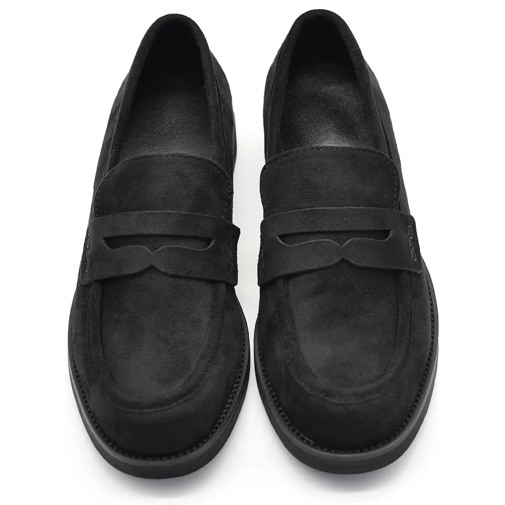 IF Mocassini Donna in Camoscio GA062 Nero N.36 - immagine 3