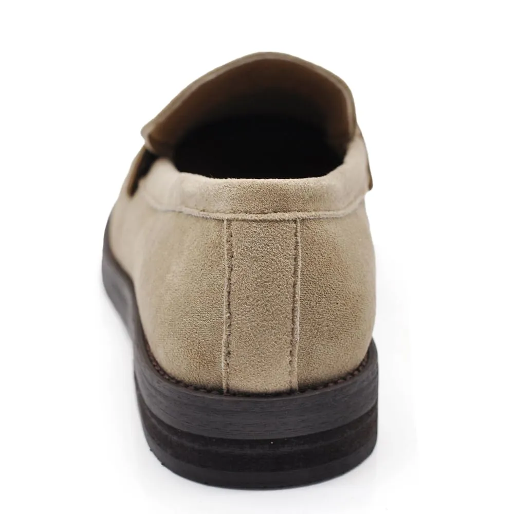 IF Mocassini Donna in Camoscio GA062 Khaki 36 - immagine 6
