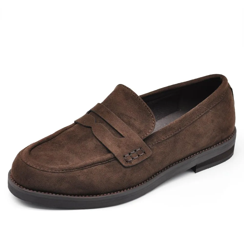 IF Mocassini Donna in Camoscio GA062 Marrone N.40 - immagine 1