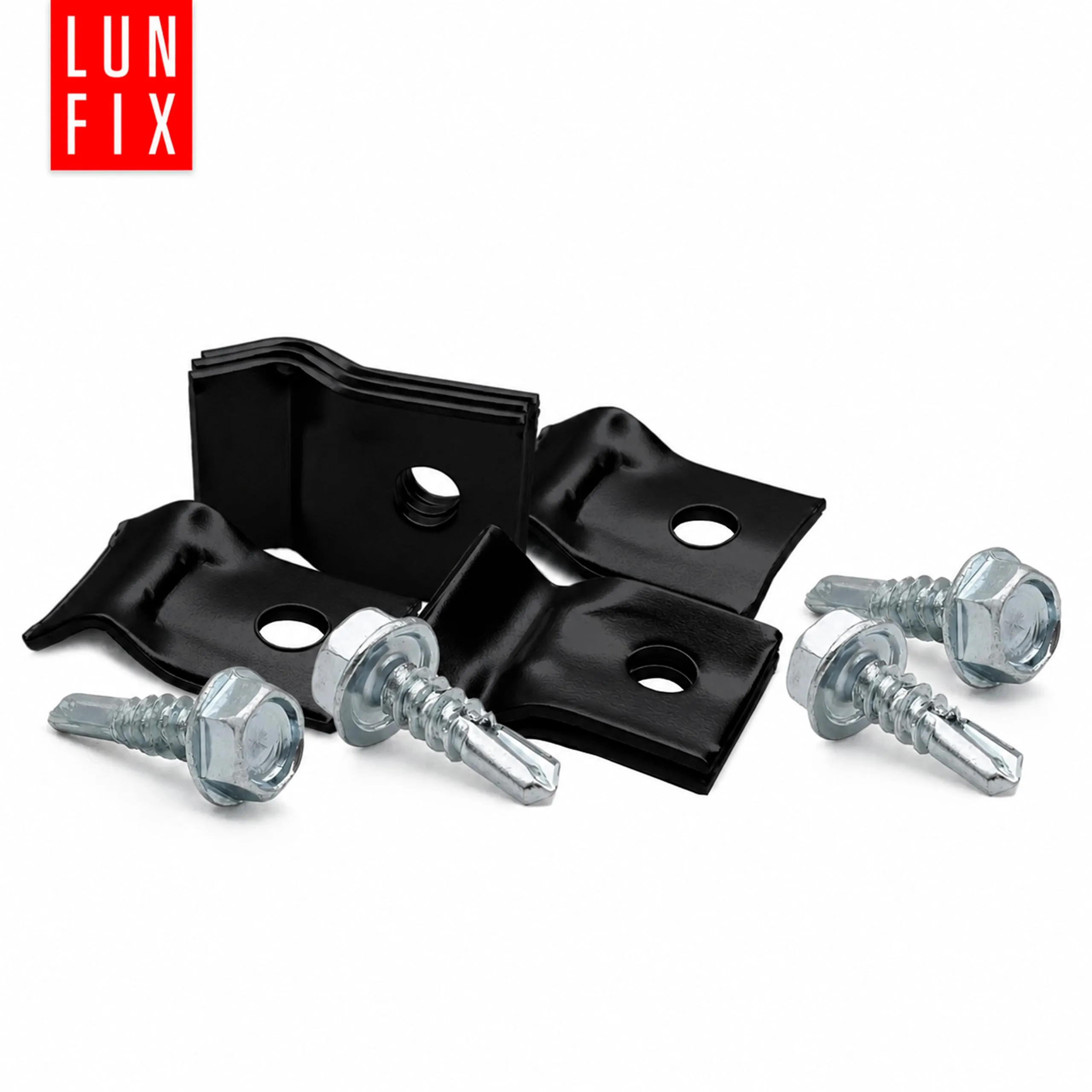 Lun Fix Morsetto di fissaggio per recinzione e filo di tensione, 30 x 20 mm, 10 pezzi - immagine 4