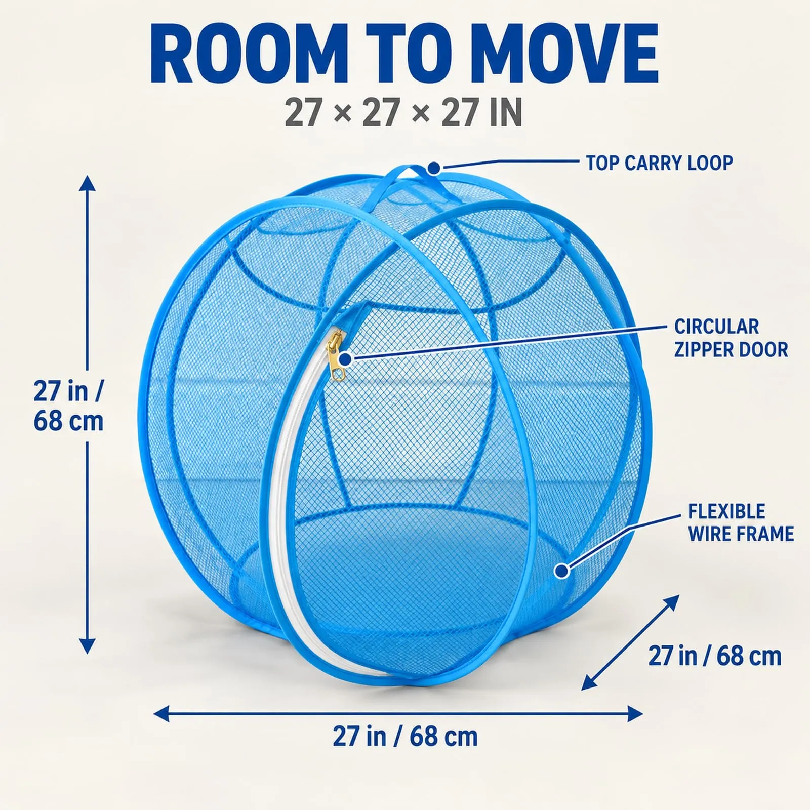 Generic Rolling Cat and Hamster Outdoor Pop-Up Ball - immagine 6