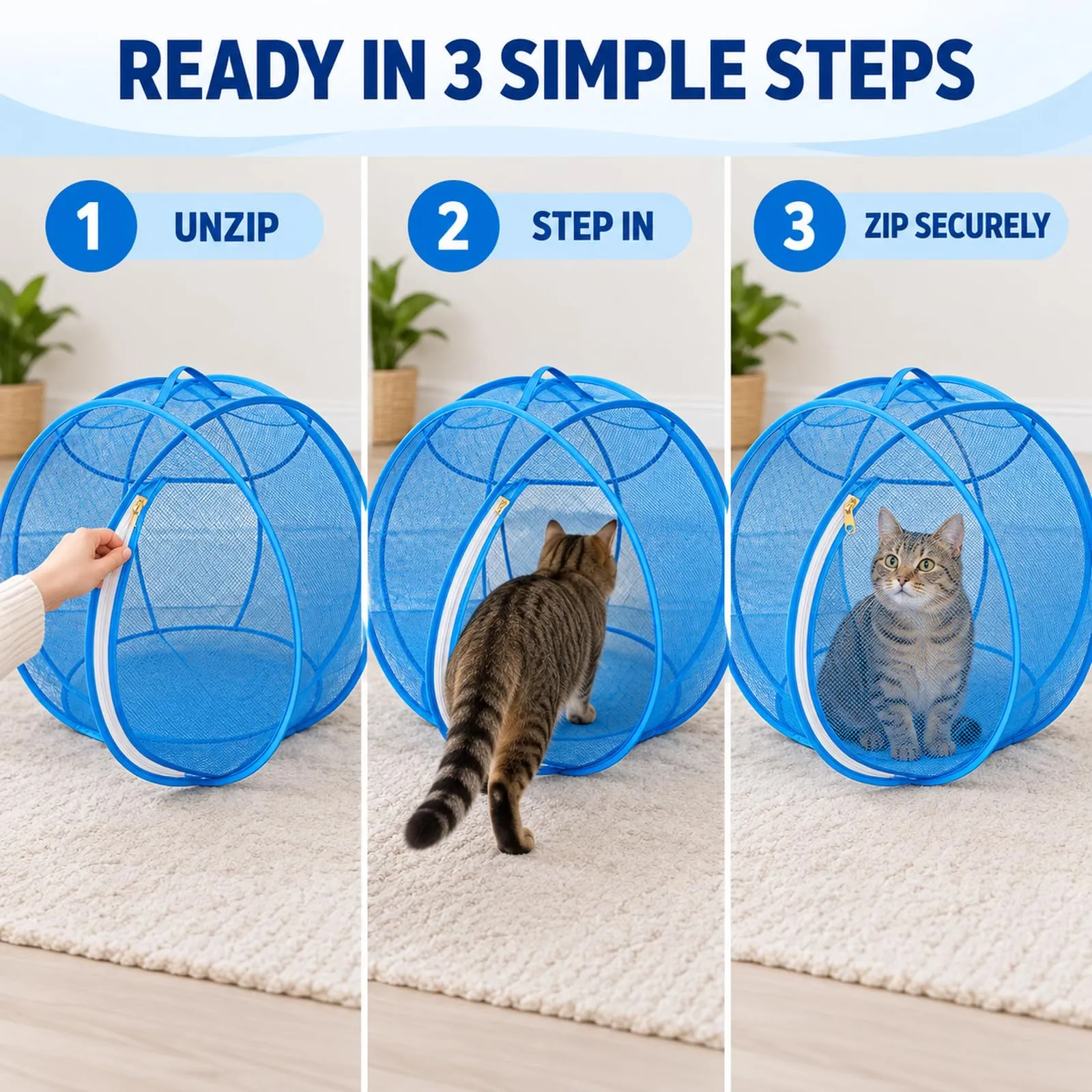 Generic Rolling Cat and Hamster Outdoor Pop-Up Ball - immagine 7