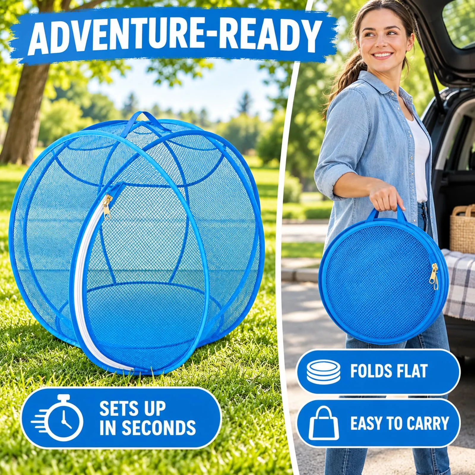 Generic Rolling Cat and Hamster Outdoor Pop-Up Ball - immagine 8