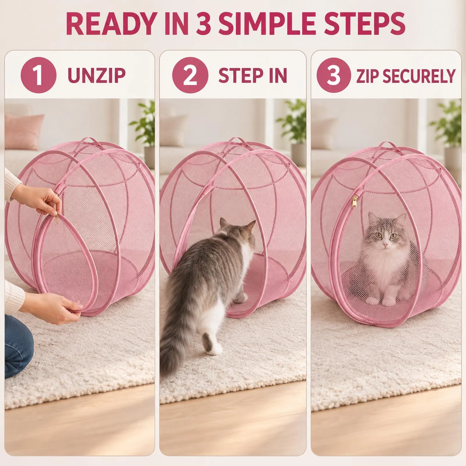 Generic Rolling Cat and Hamster Outdoor Pop-Up Ball - immagine 5