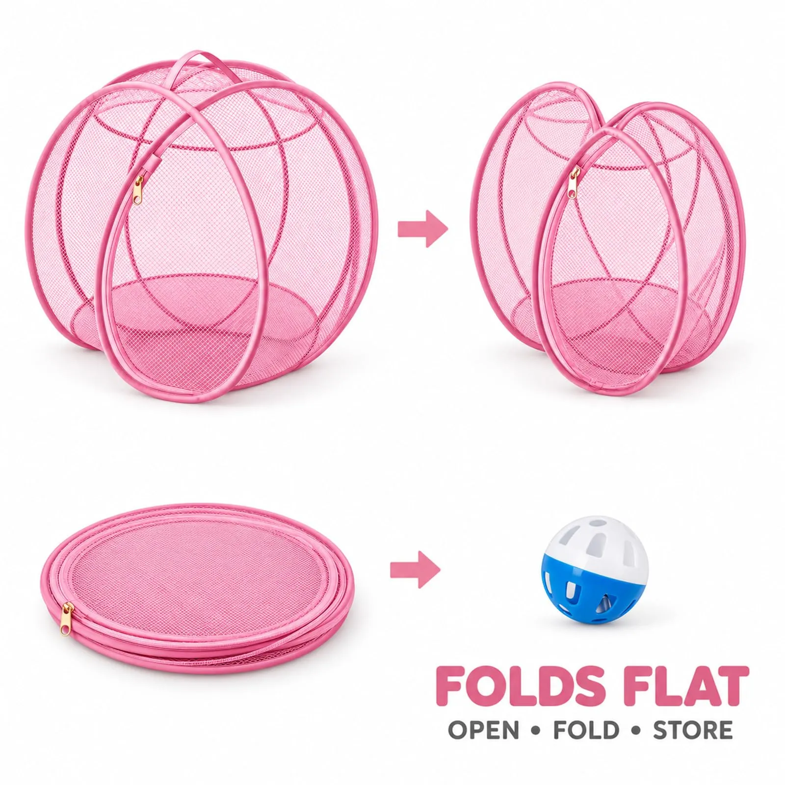 Generic Rolling Cat and Hamster Outdoor Pop-Up Ball - immagine 9