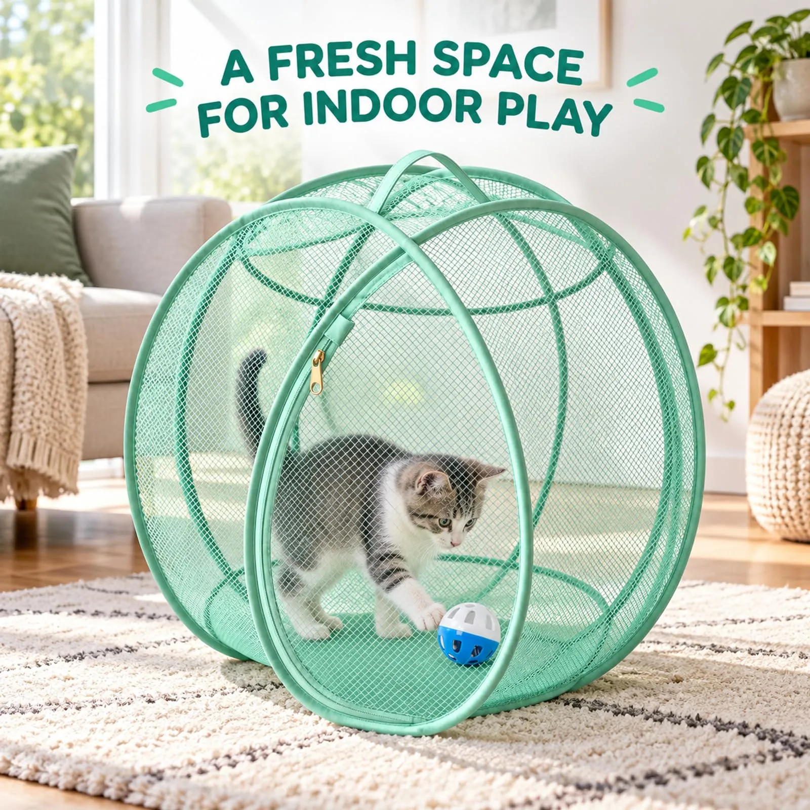 Generic Rolling Cat Hamster Ball Pop-Up Outdoor - immagine 4