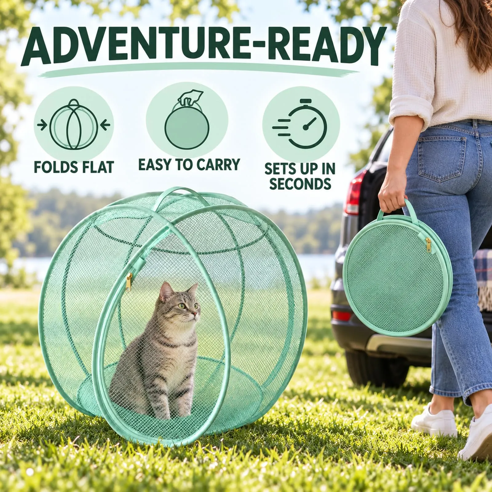 Generic Rolling Cat Hamster Ball Pop-Up Outdoor - immagine 9