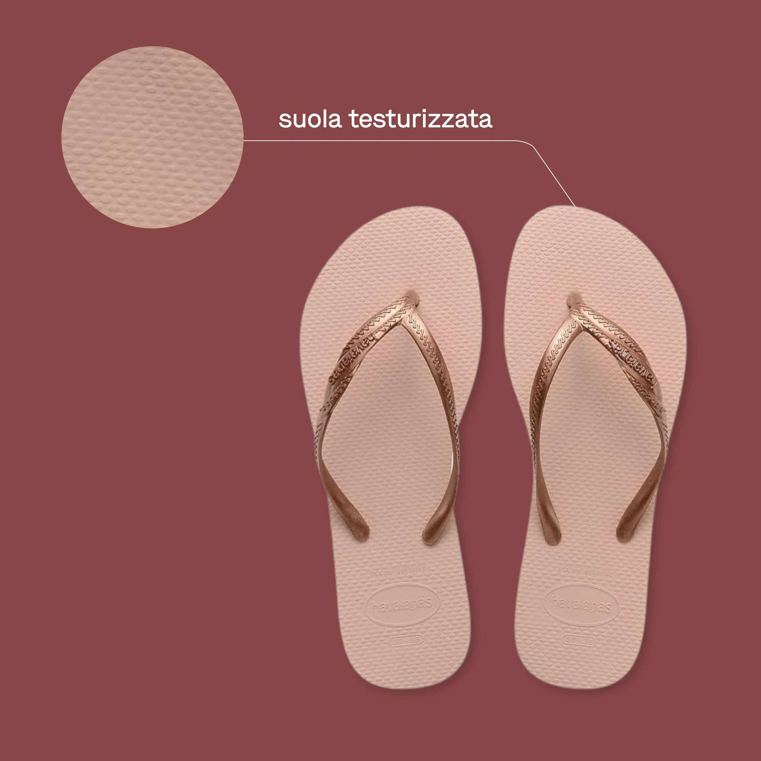 Havaianas Fantasia Donna Flip-Flop Ballet Rose 35 EU - immagine 3