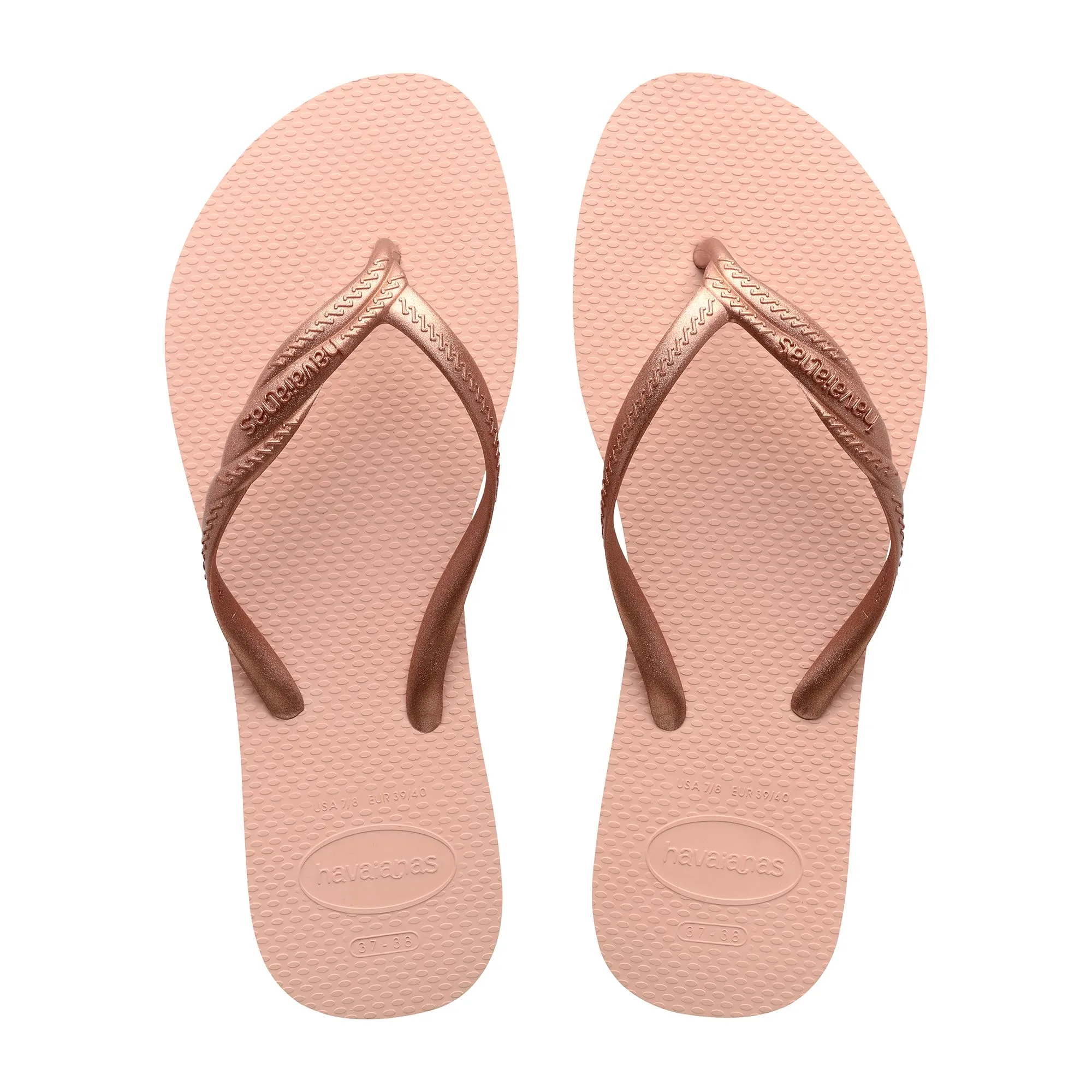 Havaianas Infradito Donna Cinturini Metallici Incrocio Laterale - immagine 1