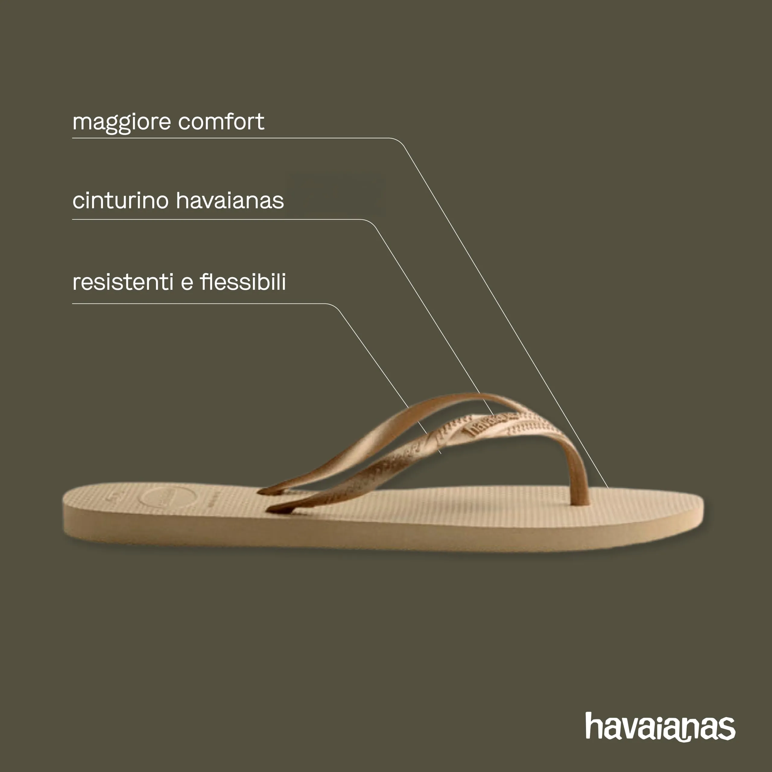 Havaianas Fantasia Infradito da Donna con Cinturini Metallici Incrociati - immagine 4