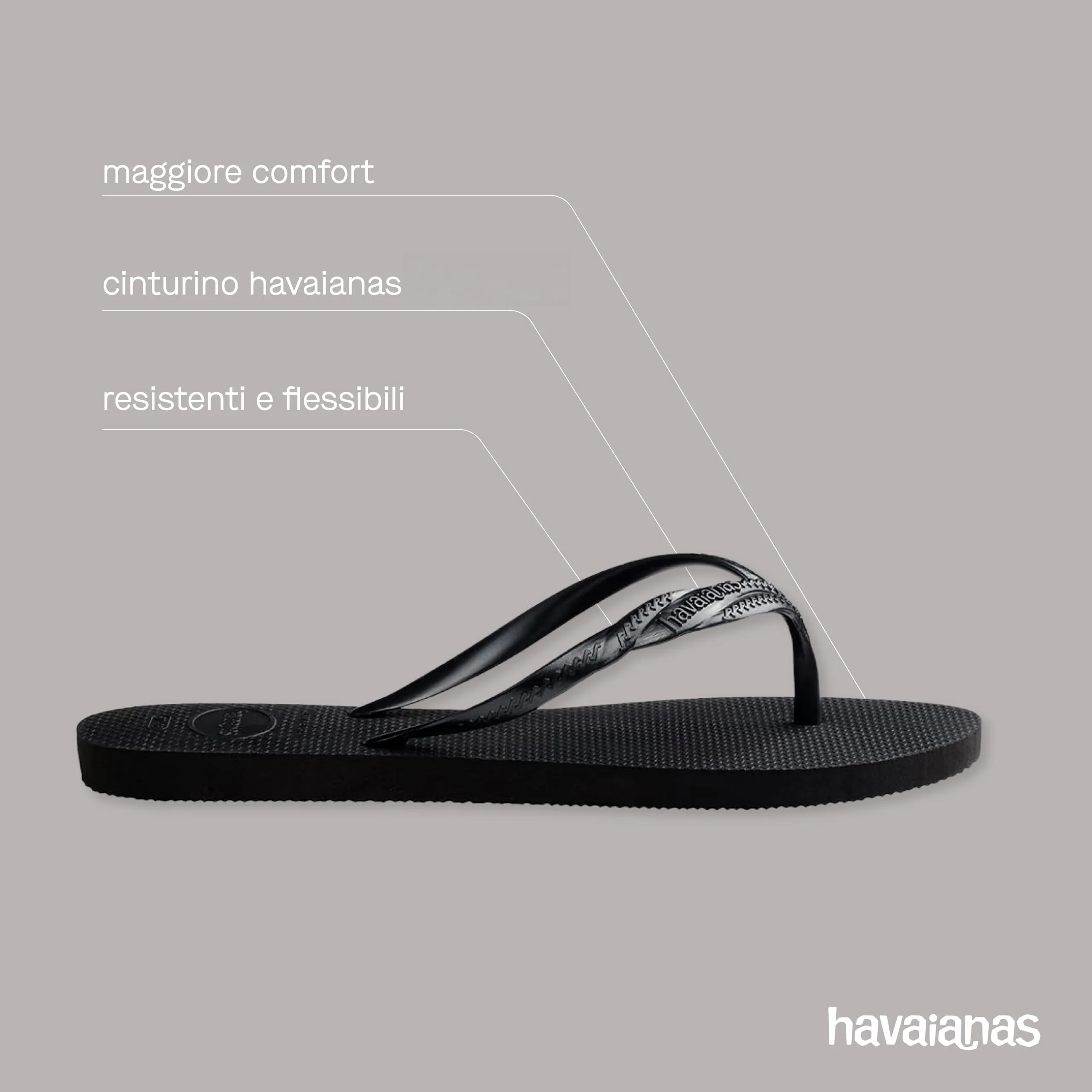 Havaianas Infradito da Donna con Cinturini Metallici Incrociati - immagine 5