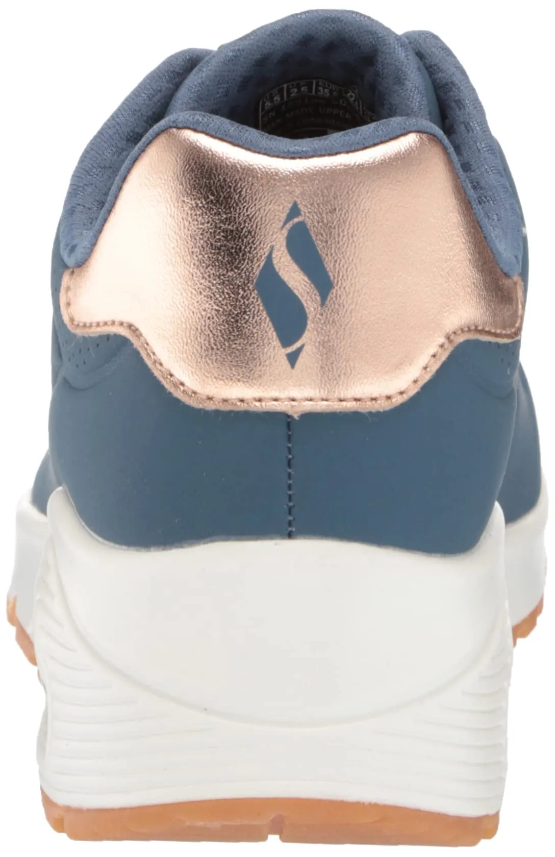 Skechers Uno-Shimmer Away 155196-NVY Women's Sneakers, Navy, 41 EU - immagine 2
