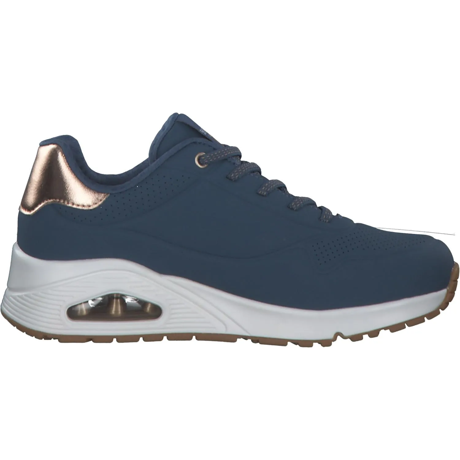 Skechers Uno-Shimmer Away 155196-NVY Women's Sneakers, Navy, 41 EU - immagine 5