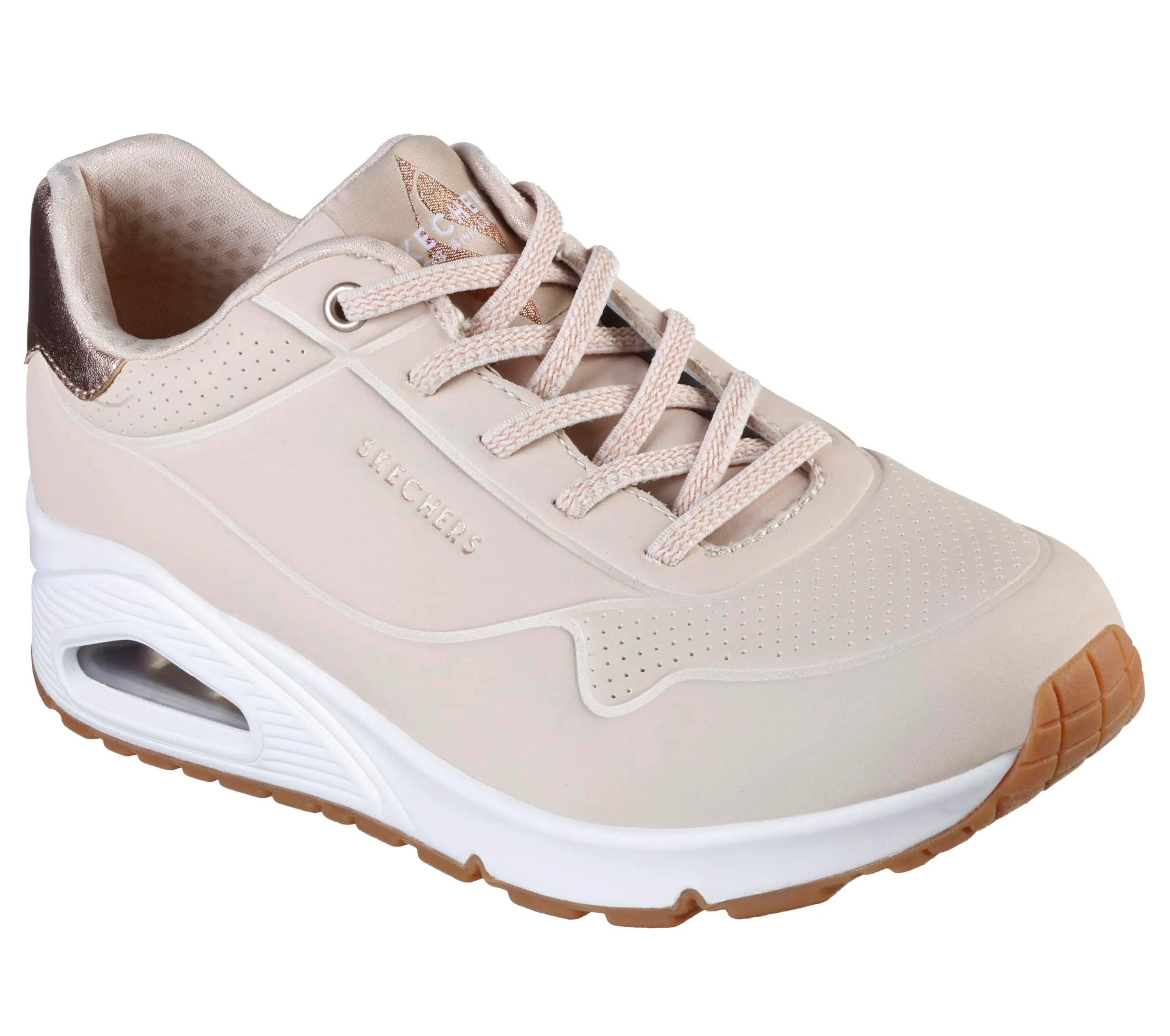 Skechers Uno Shimmer Away Scarpe da Ginnastica Donna Natural 41 EU - immagine 3