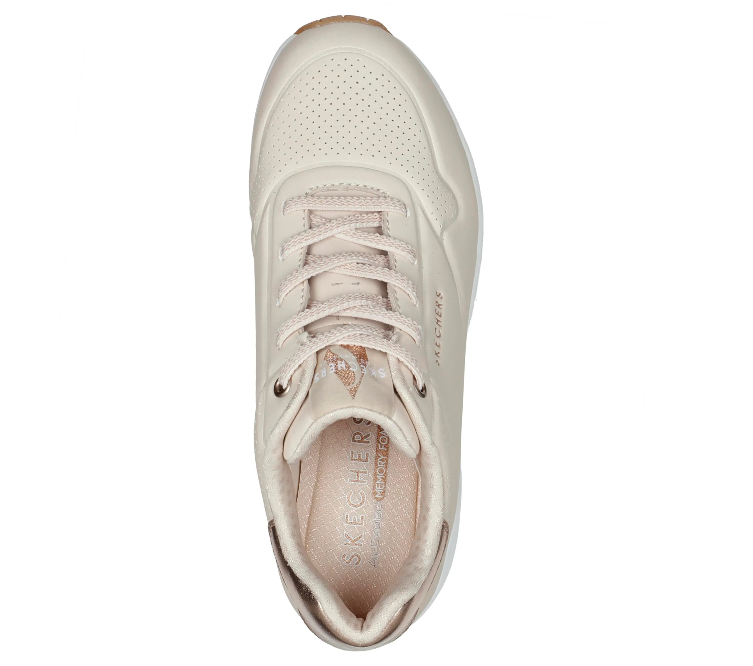 Skechers Uno Shimmer Away Scarpe da Ginnastica Donna Natural 41 EU - immagine 4