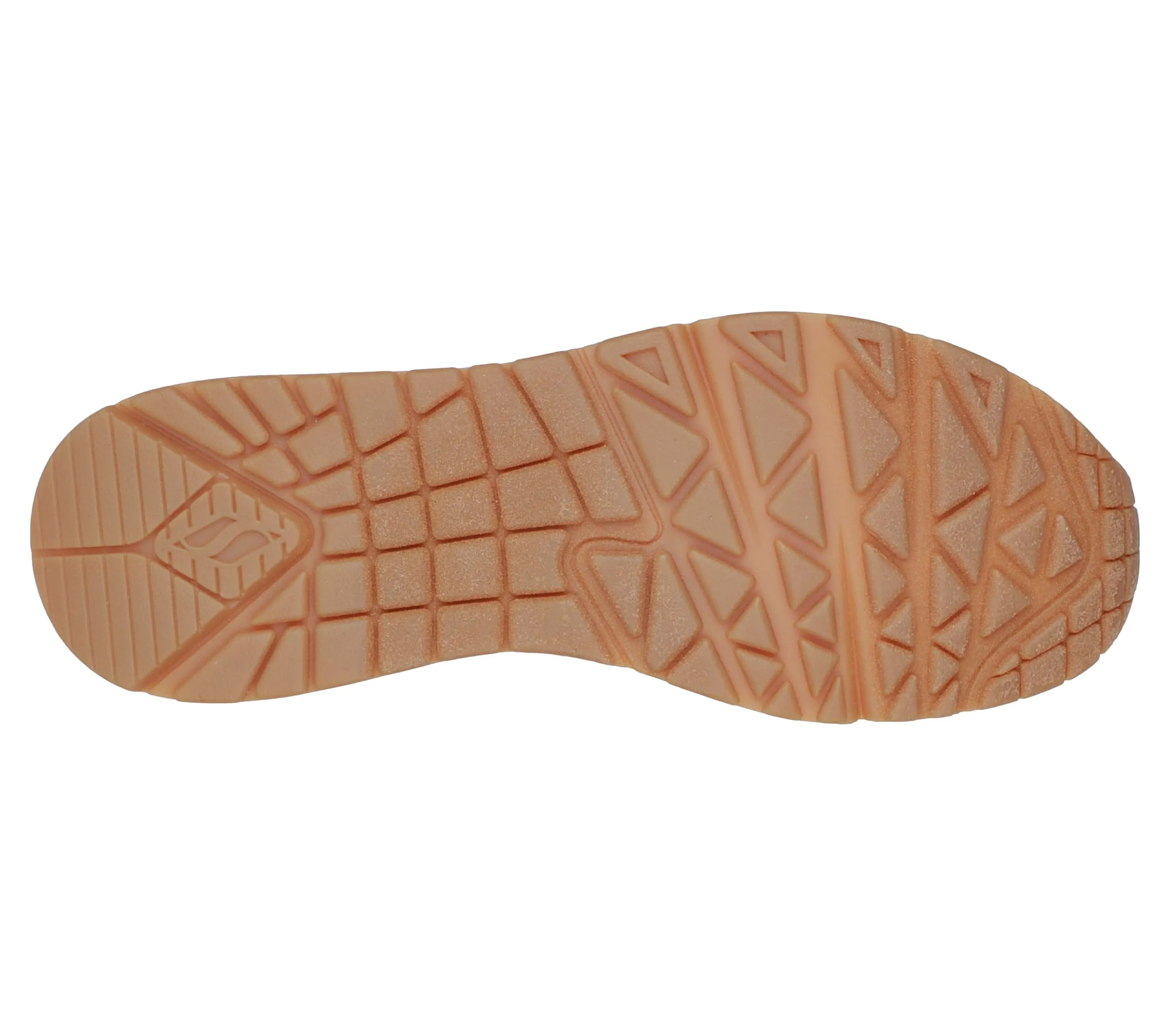 Skechers Donna Uno Shimmer Away Trainers - White Durabuck, Rose Gold Duraleather/Mesh TR, 35 EU - immagine 5