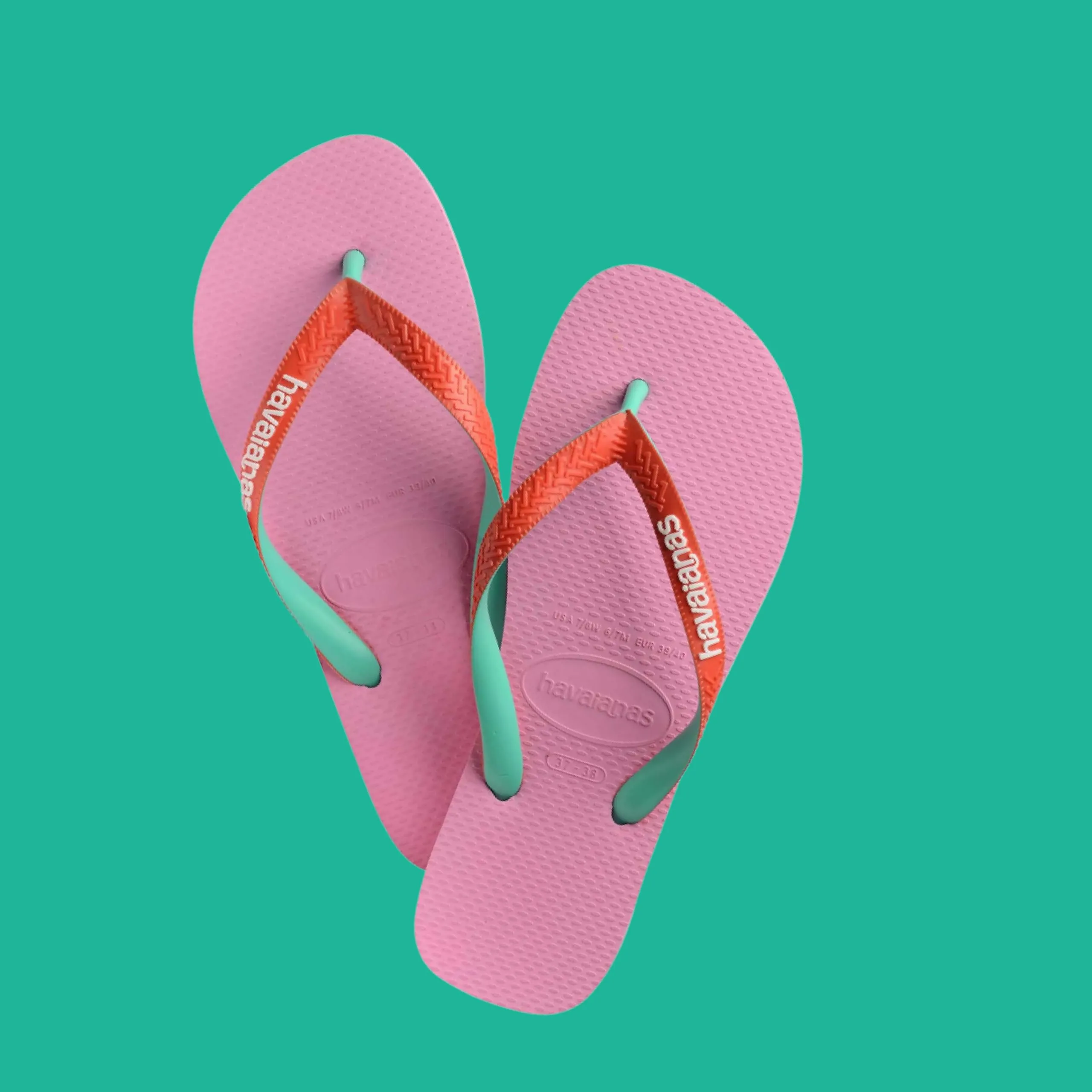 Havaianas Top Mix Unisex Adult Flip-Flops Pink Lemonade 33 EU - immagine 3