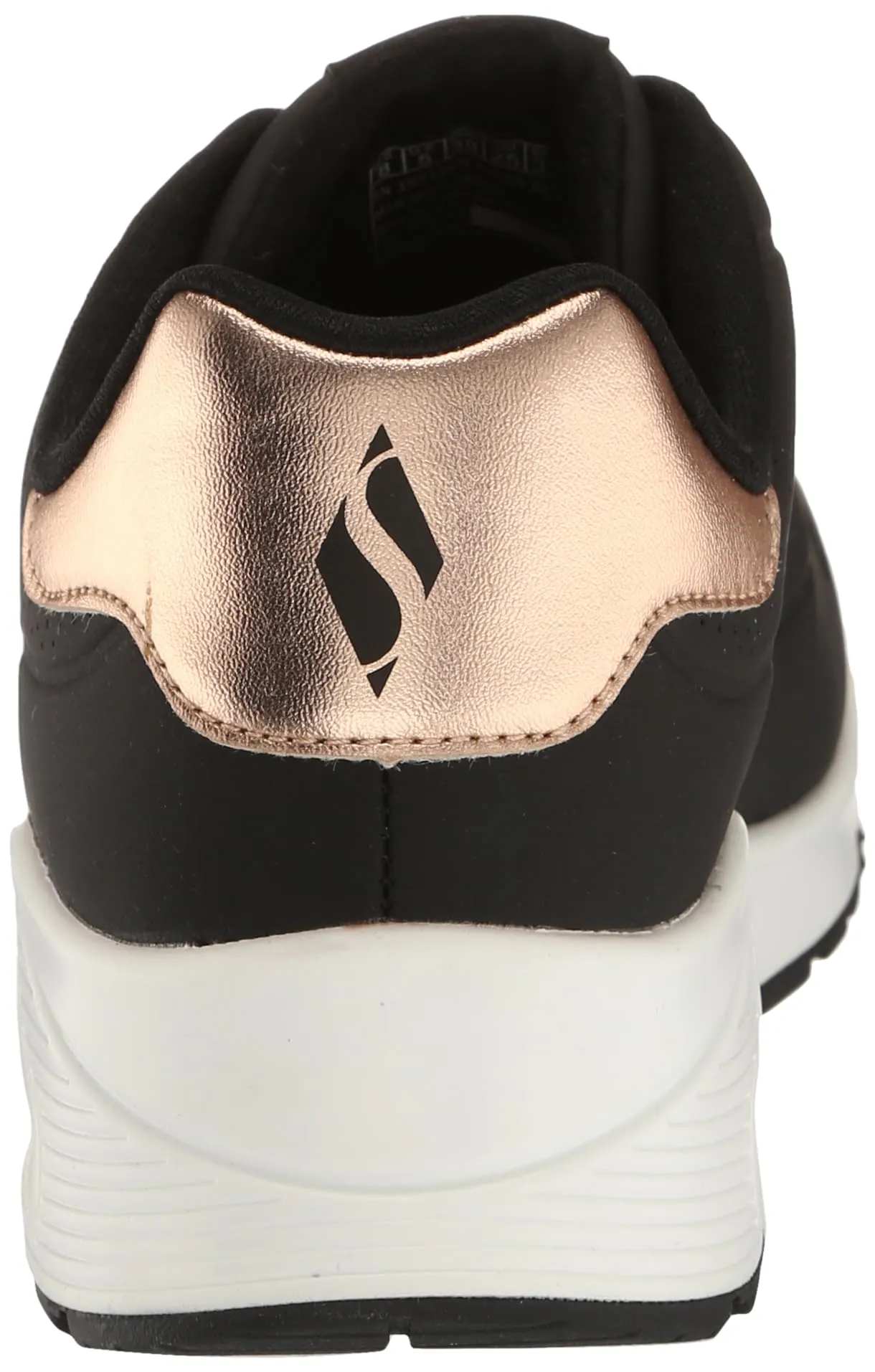 Skechers Uno Shimmer Away Scarpe da Ginnastica Donna - Nero, 39 EU Larga - immagine 6