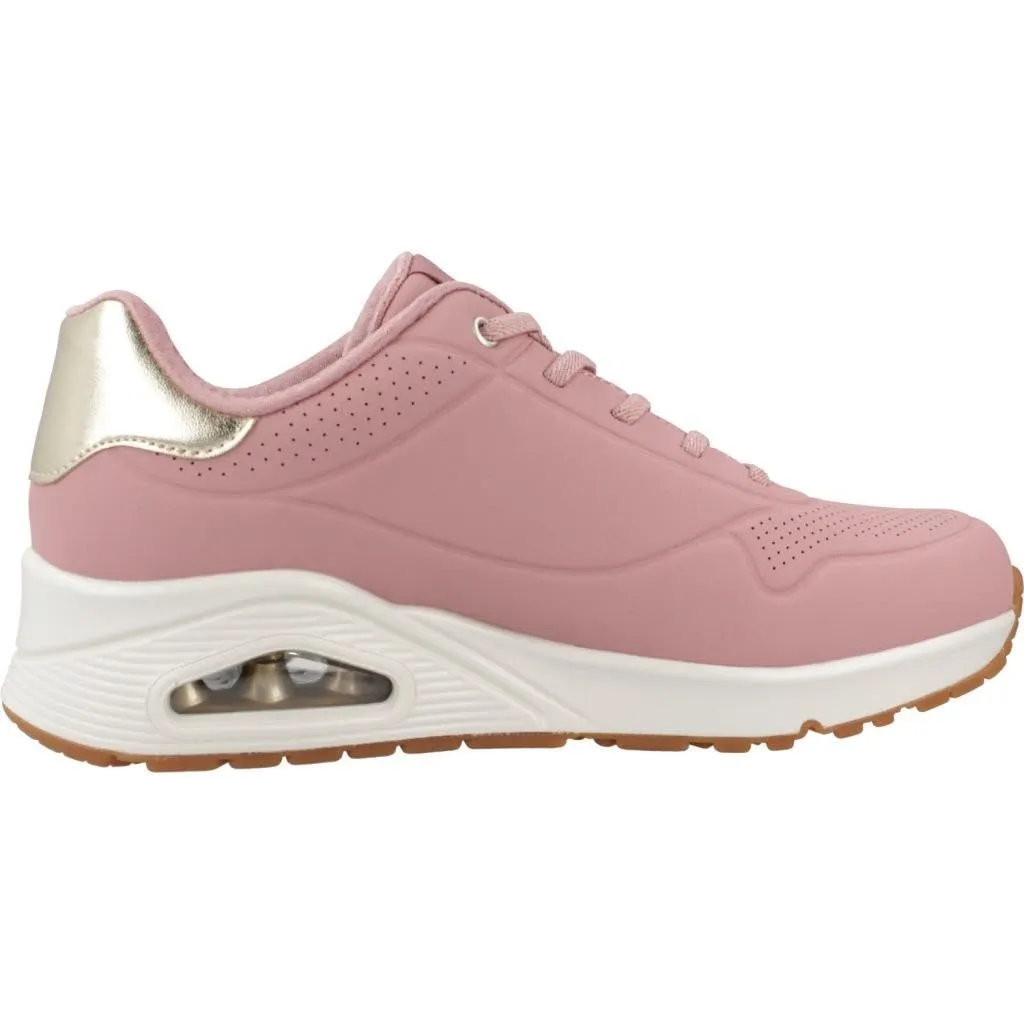 Skechers Uno-Shimmer Away Sneaker da donna, Fucsia, 41 EU - immagine 4
