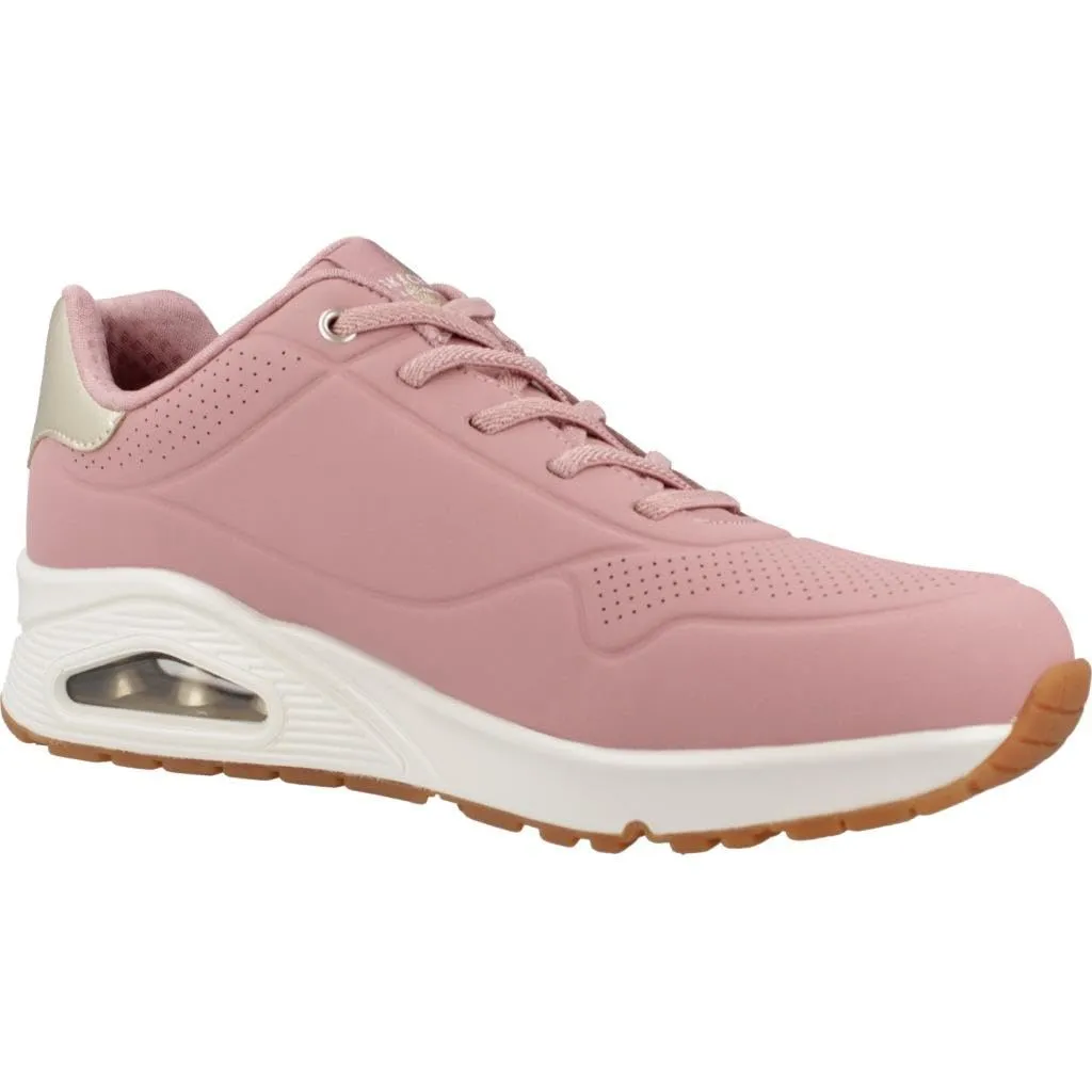 Skechers Uno Shimmer Away Sneaker Donna, Rose Gold, 37.5 EU - immagine 5