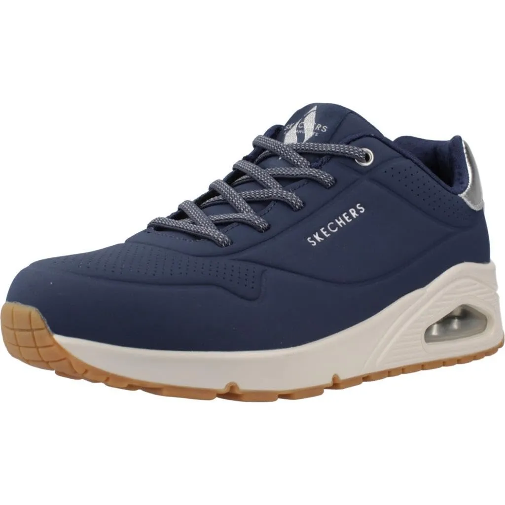 Skechers Uno Shimmer Away Women's Sneakers, Navy, 38 EU - immagine 1