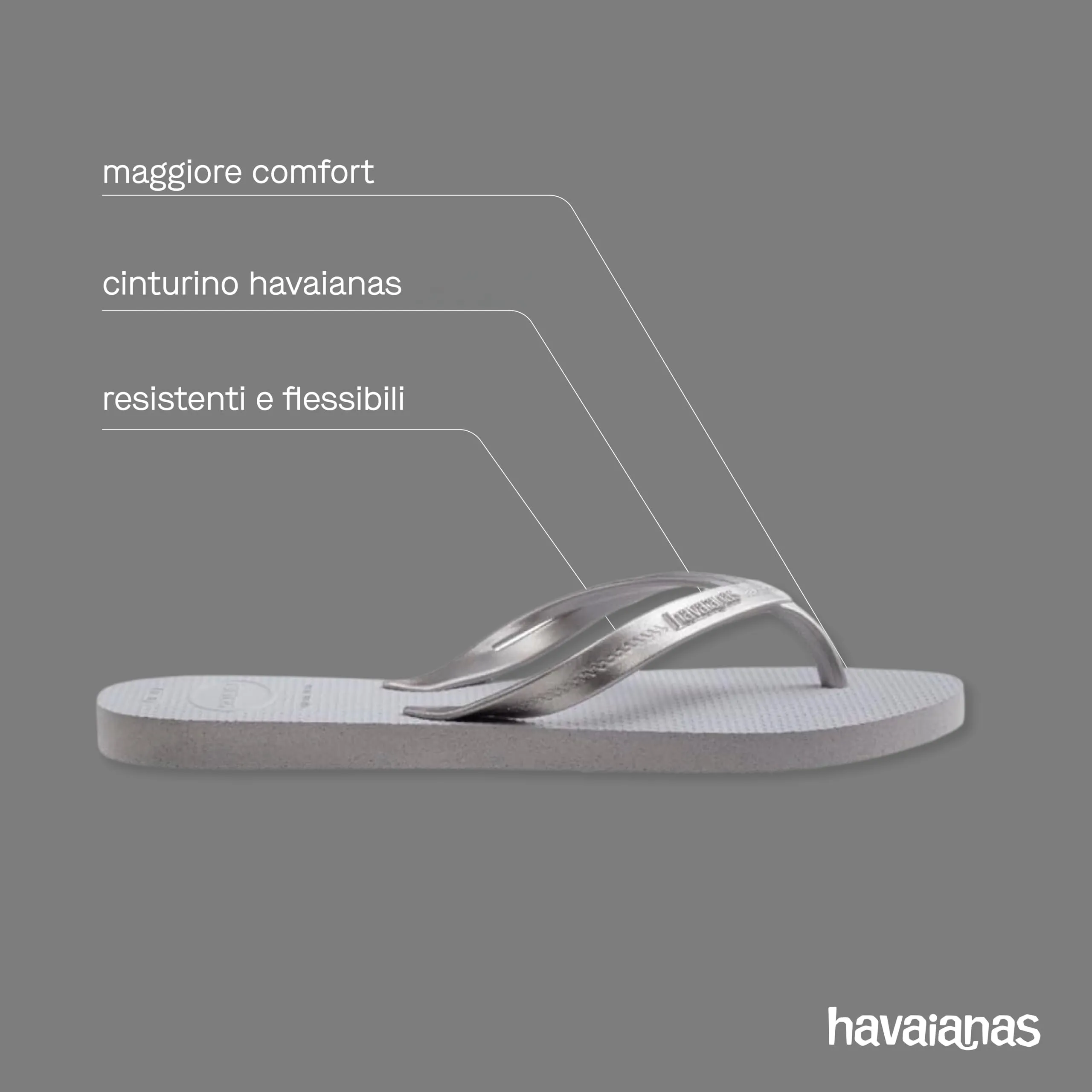 Havaianas Elegance Infradito Donna Ice Grey - immagine 4