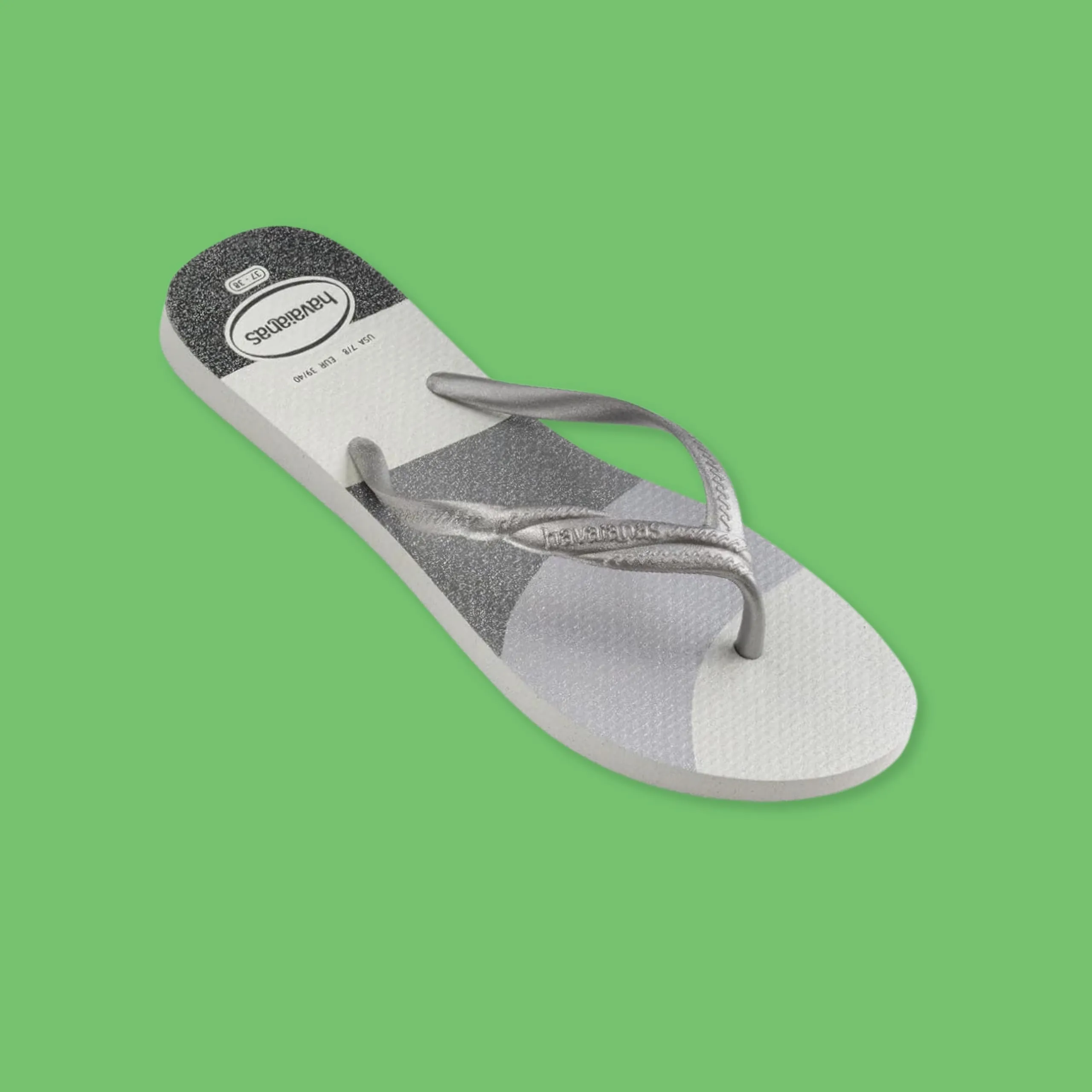 Havaianas Women Fantasia Gloss White/Silver 33 EU - immagine 5