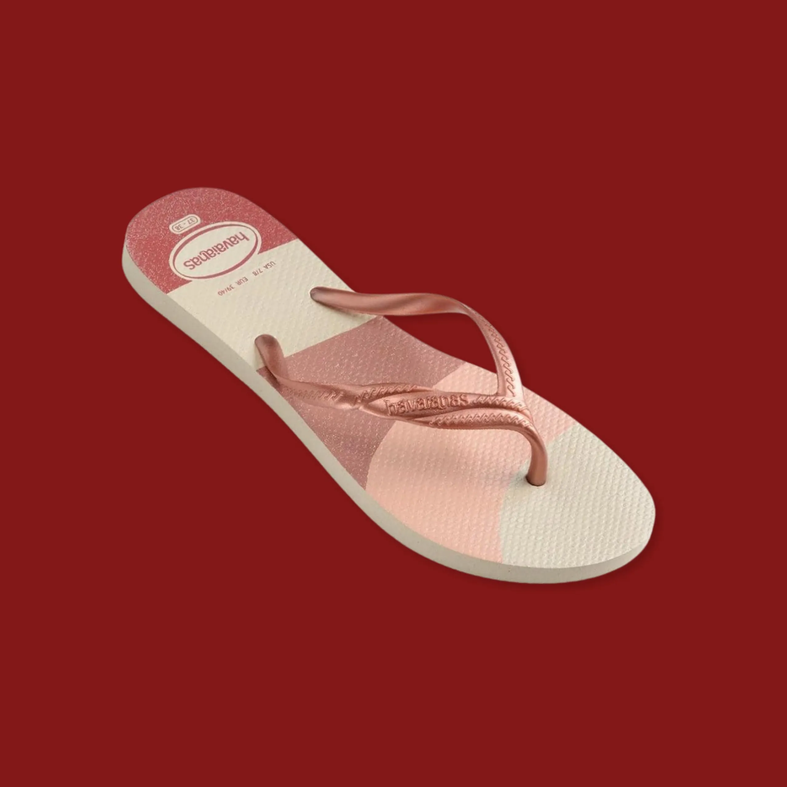 Havaianas Women Fantasia Gloss Rose Gold, 33/34 EU - immagine 5