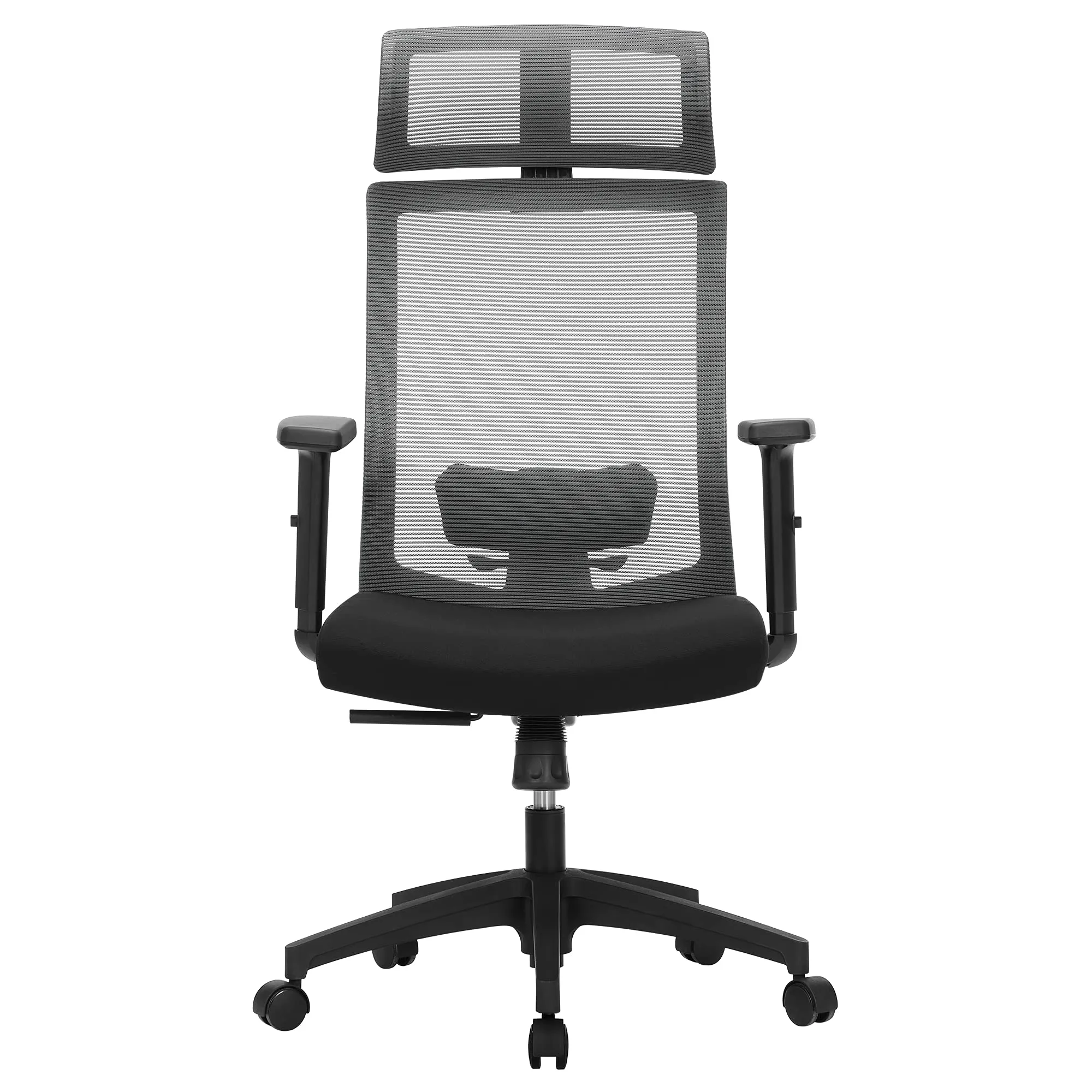 SONGMICS Sedia da Ufficio Ergonomica in Rete con Supporto Lombare, OBN55BG - immagine 1