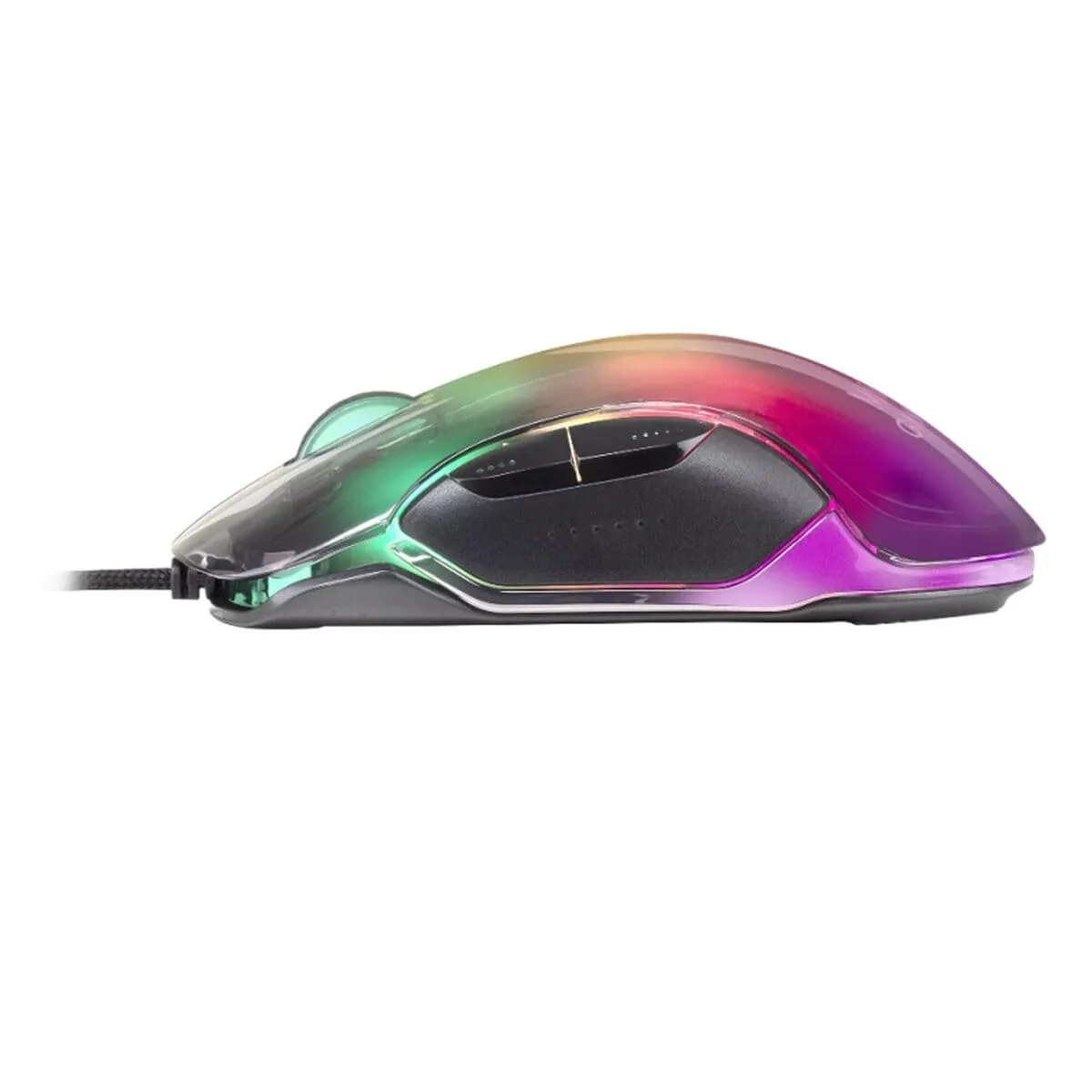 Mars Gaming MMGLOW RGB Chroma-Glow Gaming Mouse, 12800 DPI, Nero - immagine 2